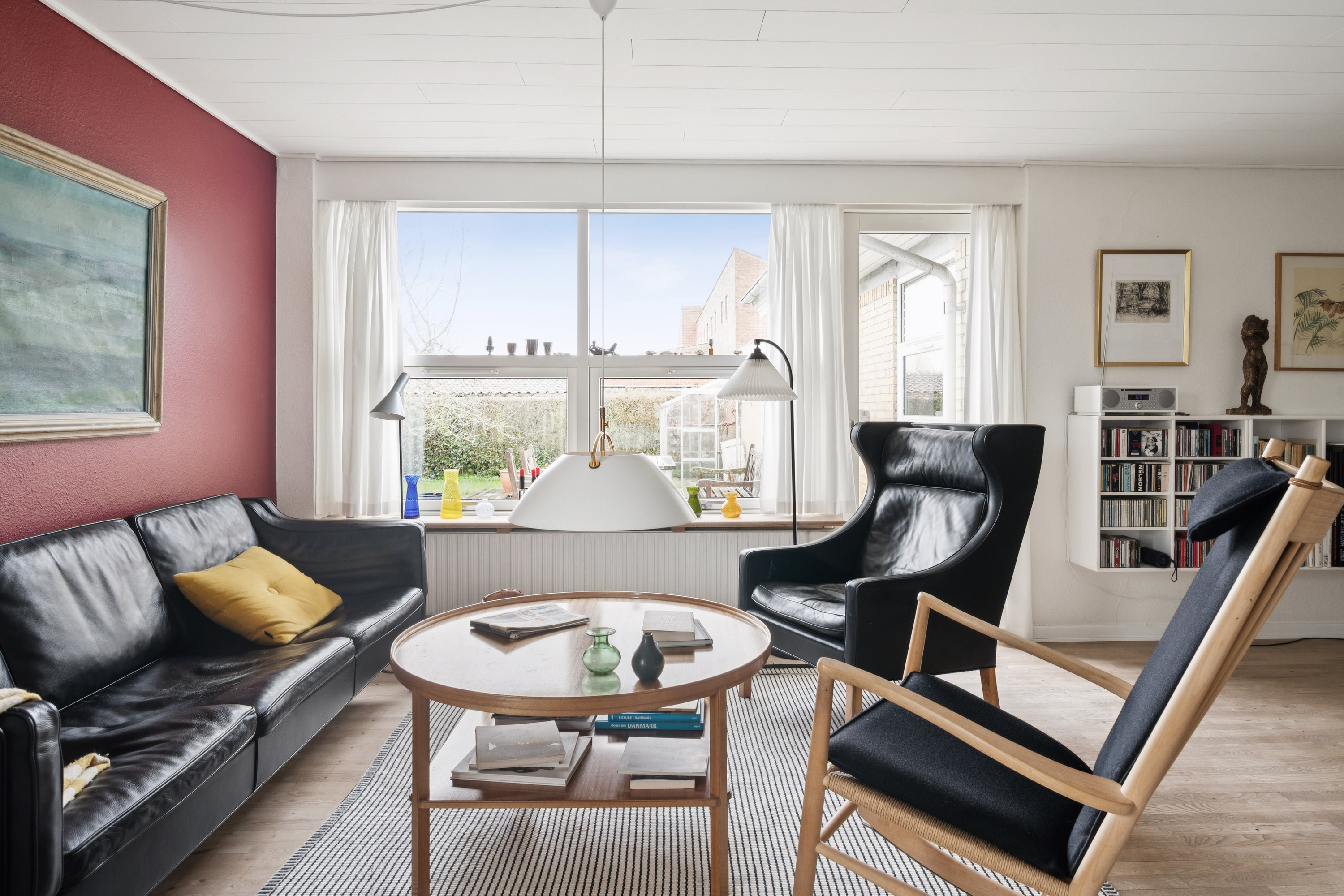 Fremhævet stue billede i fuldskærmstilstand. Billede af Elleparken 77, 8520 Lystrup