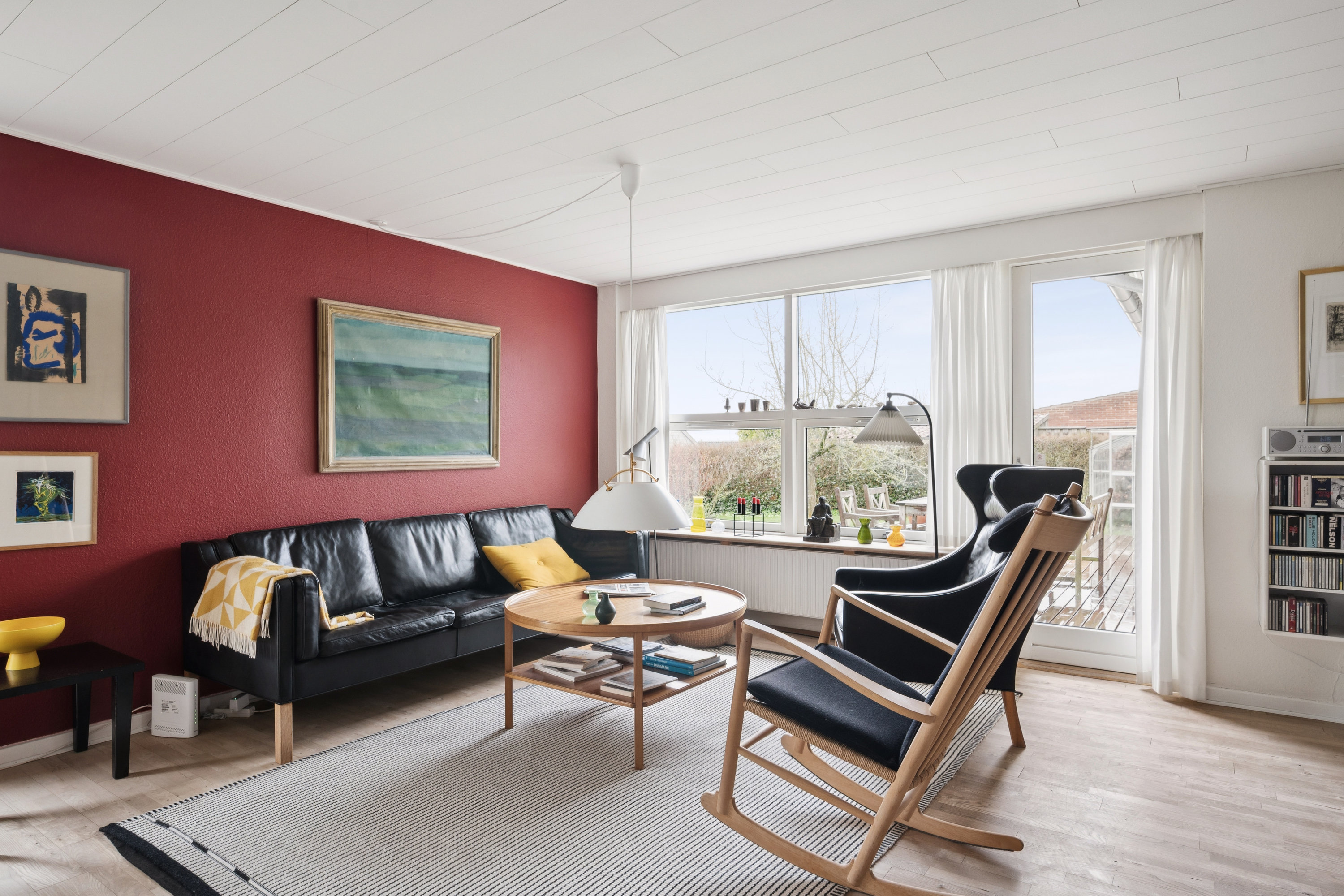 Fremhævet stue billede i fuldskærmstilstand. Billede af Elleparken 77, 8520 Lystrup