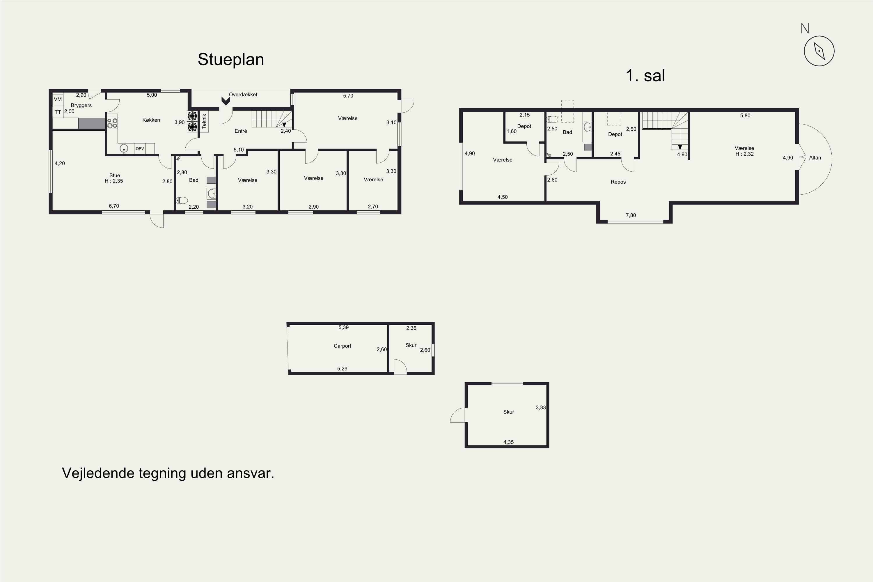 Plantegninger billede af Søvejen 17, Blegind, 8362 Hørning