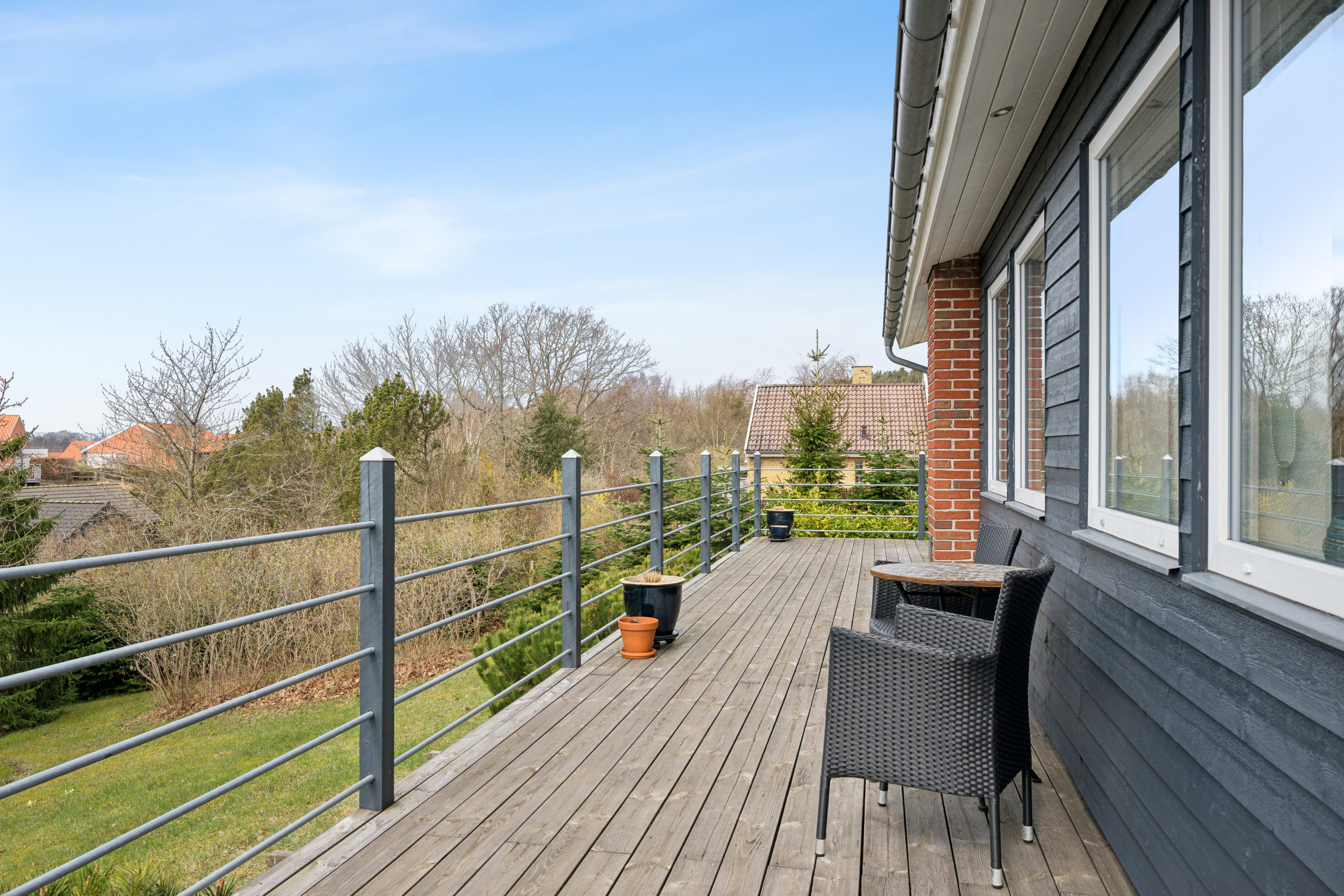 Fremhævet terrasse billede i fuldskærmstilstand. Billede af Klodevej 8, Holmens Bakker, 8400 Ebeltoft