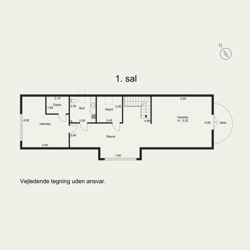 Plantegninger billede af Søvejen 17, Blegind, 8362 Hørning