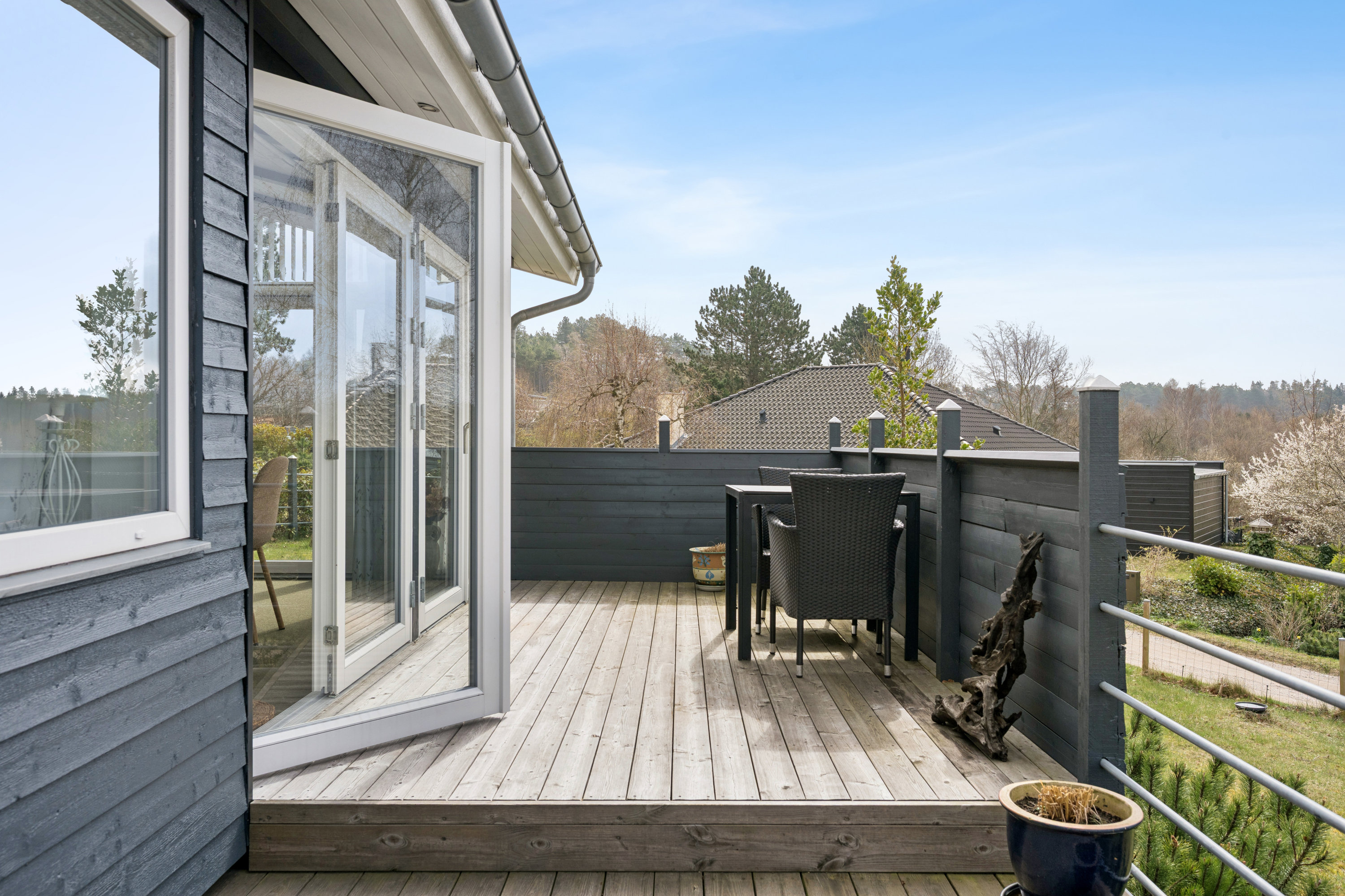 Fremhævet terrasse billede i fuldskærmstilstand. Billede af Klodevej 8, Holmens Bakker, 8400 Ebeltoft