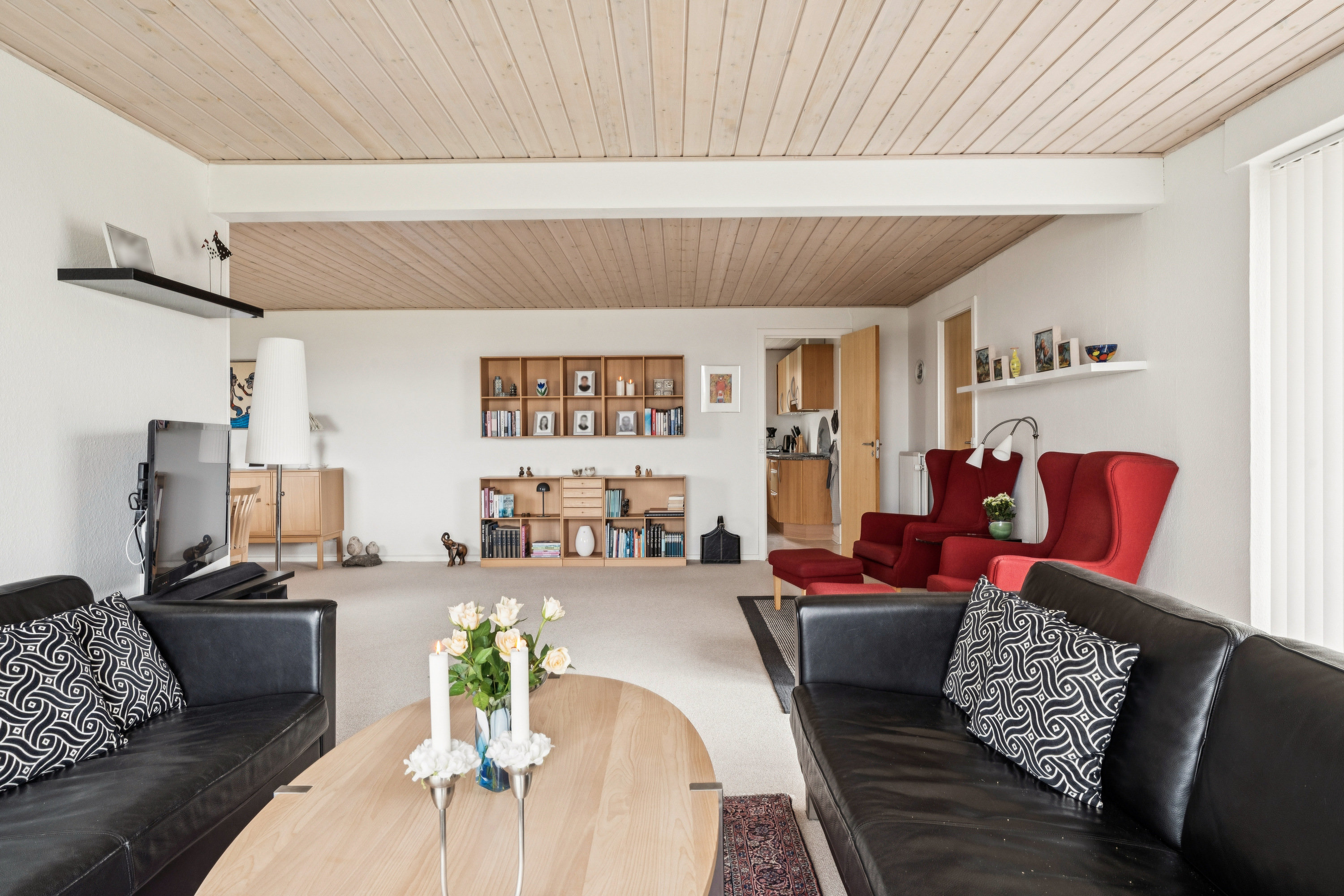 Fremhævet stue billede i fuldskærmstilstand. Billede af Glinkavej 14, 9200 Aalborg SV