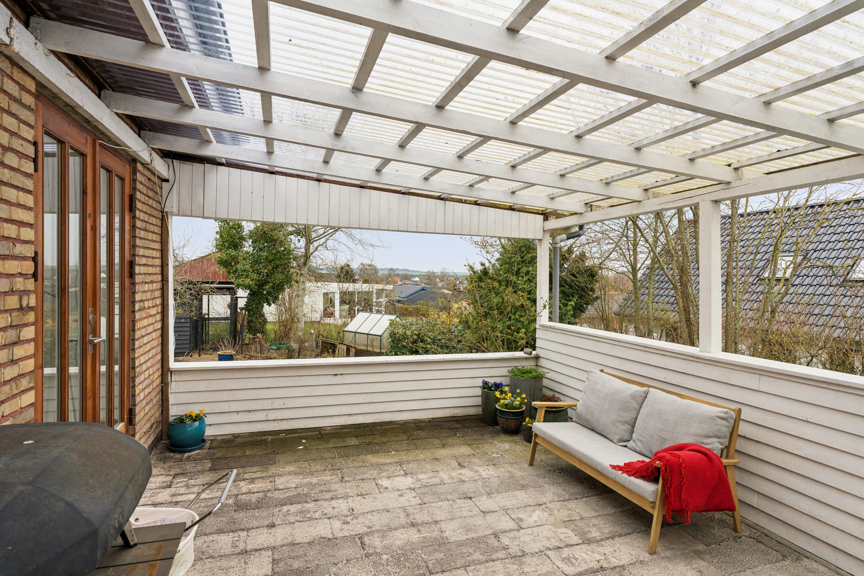 Fremhævet udestue billede i fuldskærmstilstand. Billede af Gærdesangervej 8, 9230 Svenstrup J