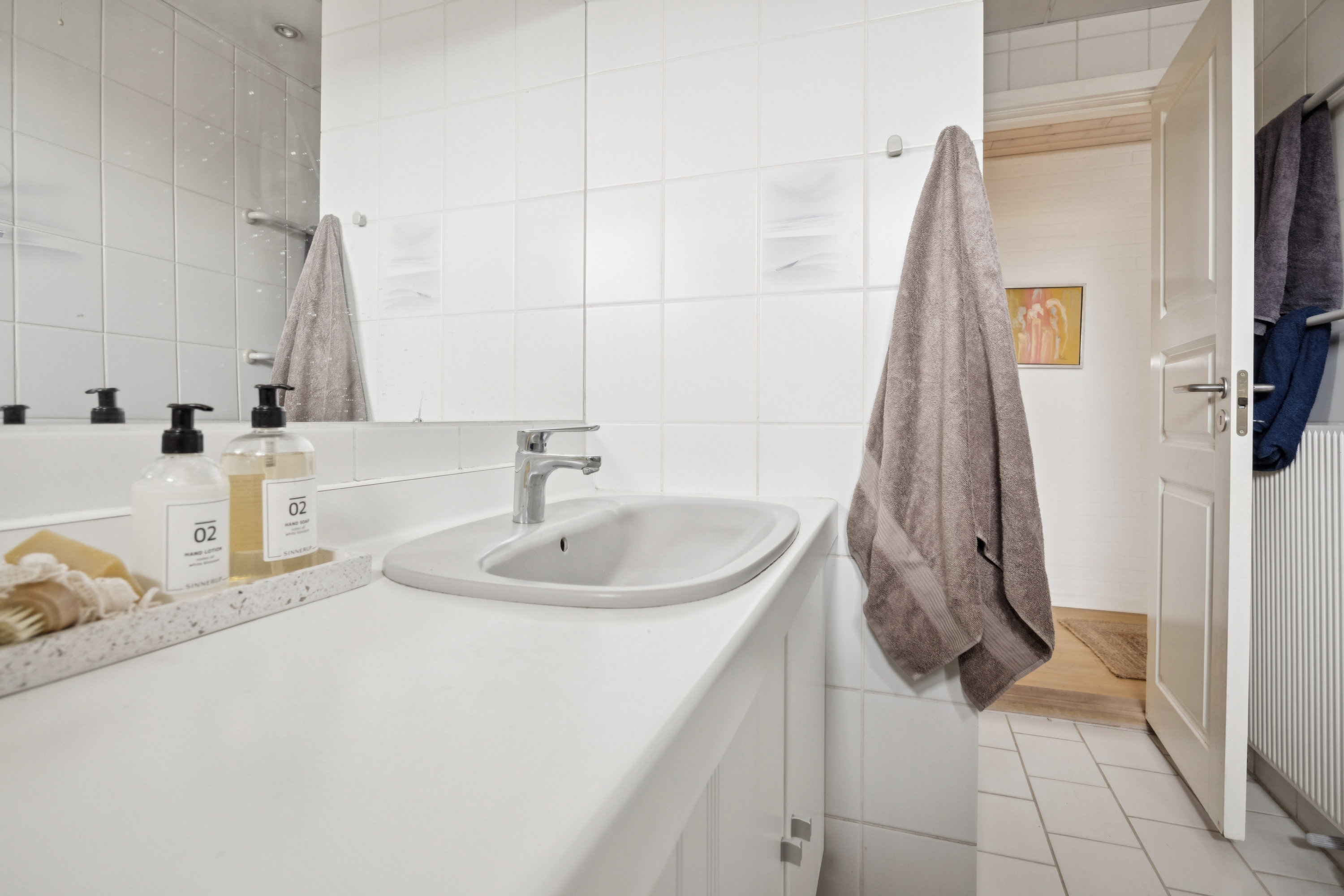 Fremhævet badeværelse billede i fuldskærmstilstand. Billede af Dalstrøget 9, 9240 Nibe