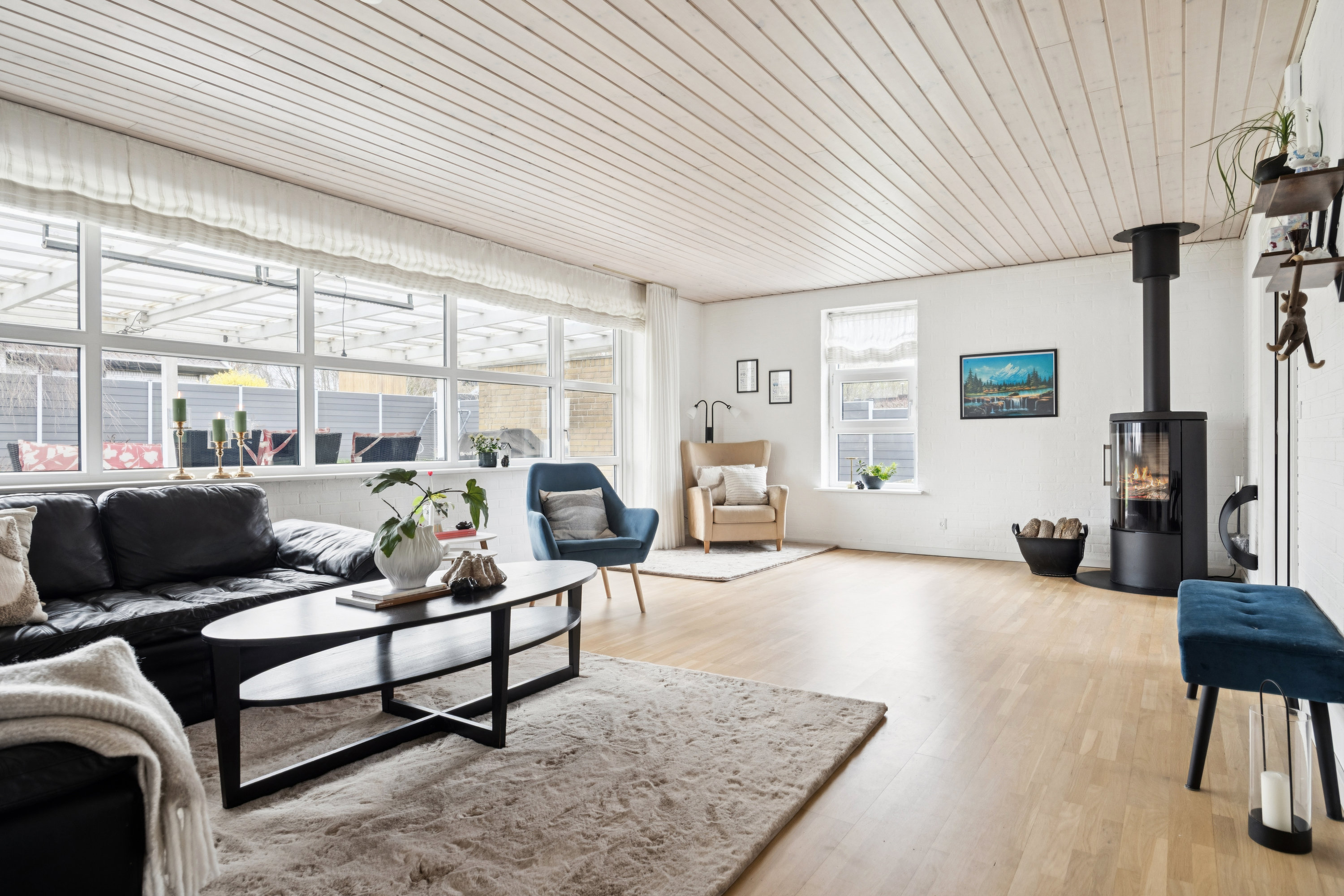 Fremhævet stue billede i fuldskærmstilstand. Billede af Dalstrøget 9, 9240 Nibe