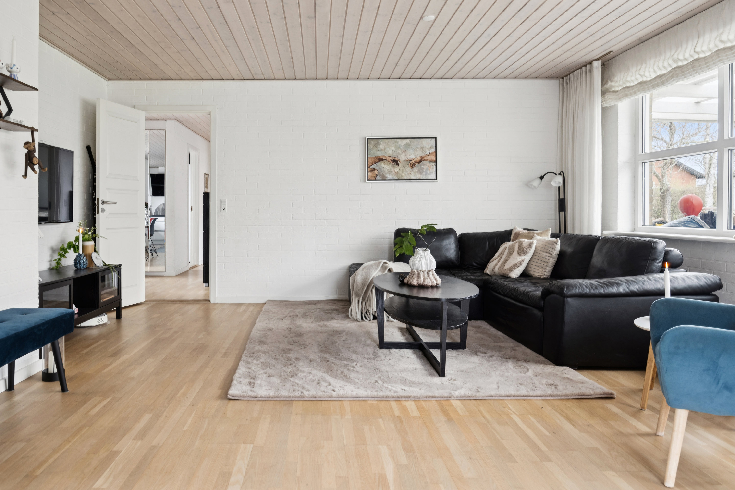 Fremhævet stue billede i fuldskærmstilstand. Billede af Dalstrøget 9, 9240 Nibe