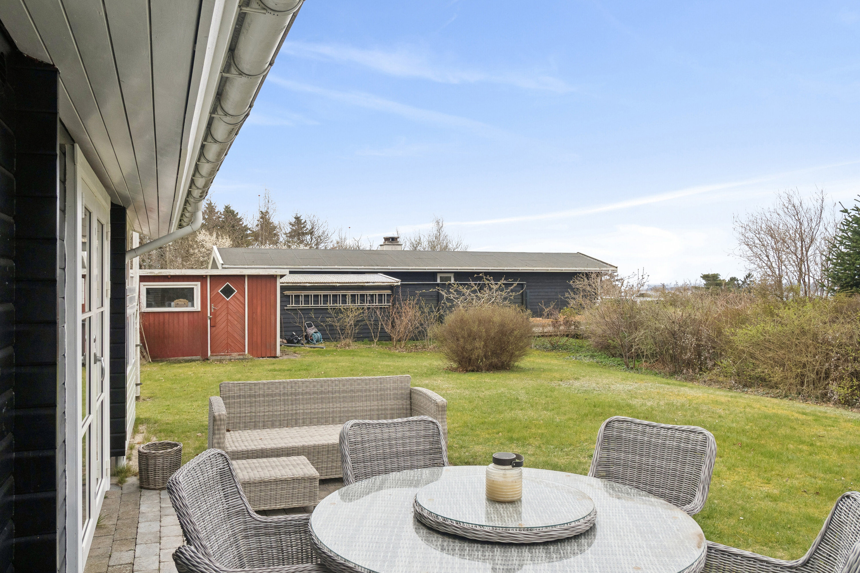 Fremhævet terrasse billede i fuldskærmstilstand. Billede af Nattergalestien 21, Kregme, 3300 Frederiksværk