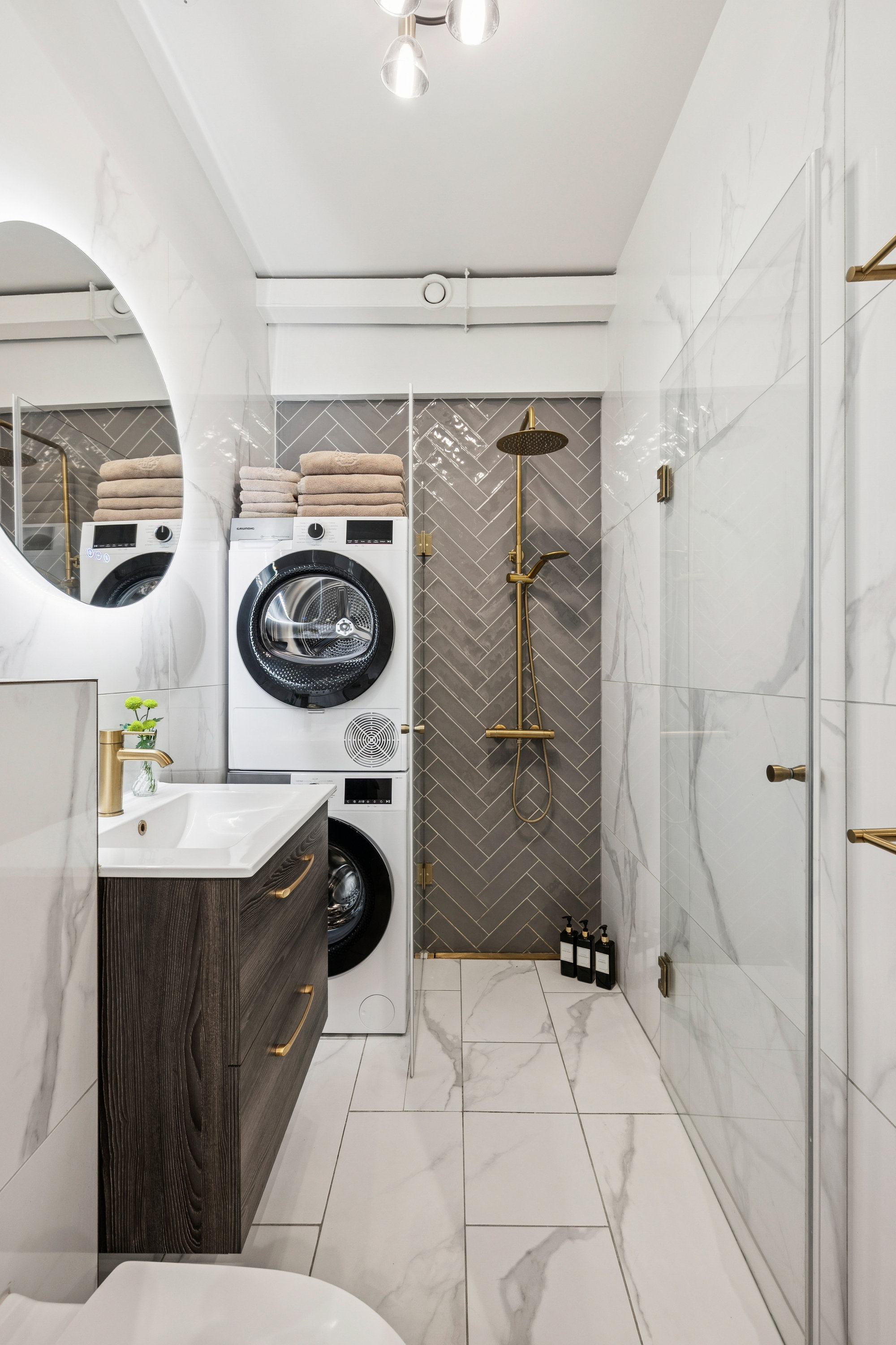 Fremhævet badeværelse billede i fuldskærmstilstand. Billede af Søndre Fasanvej 90, 1. 104., 2500 Valby