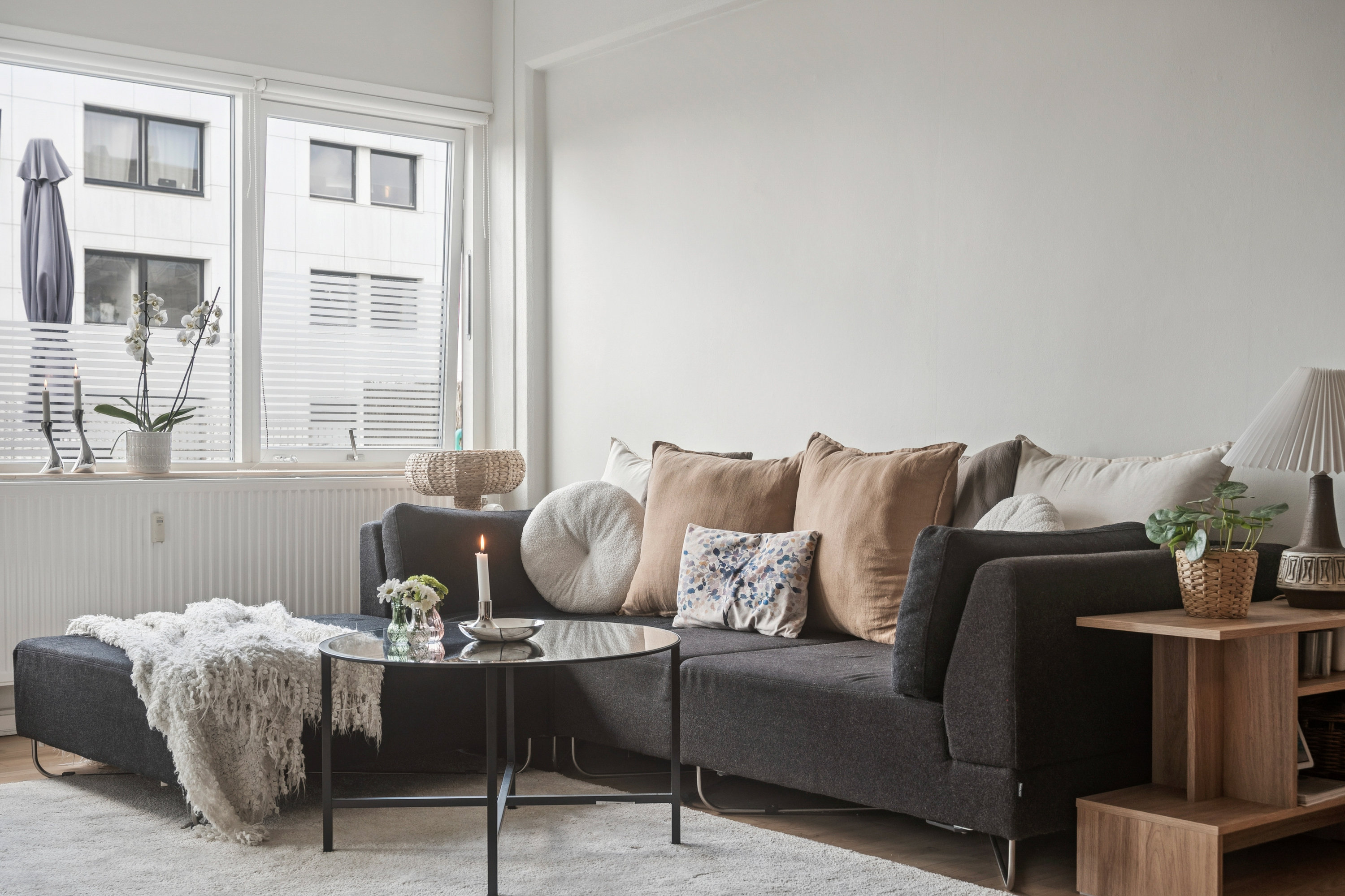 Fremhævet stue billede i fuldskærmstilstand. Billede af Søndre Fasanvej 90, 1. 104., 2500 Valby