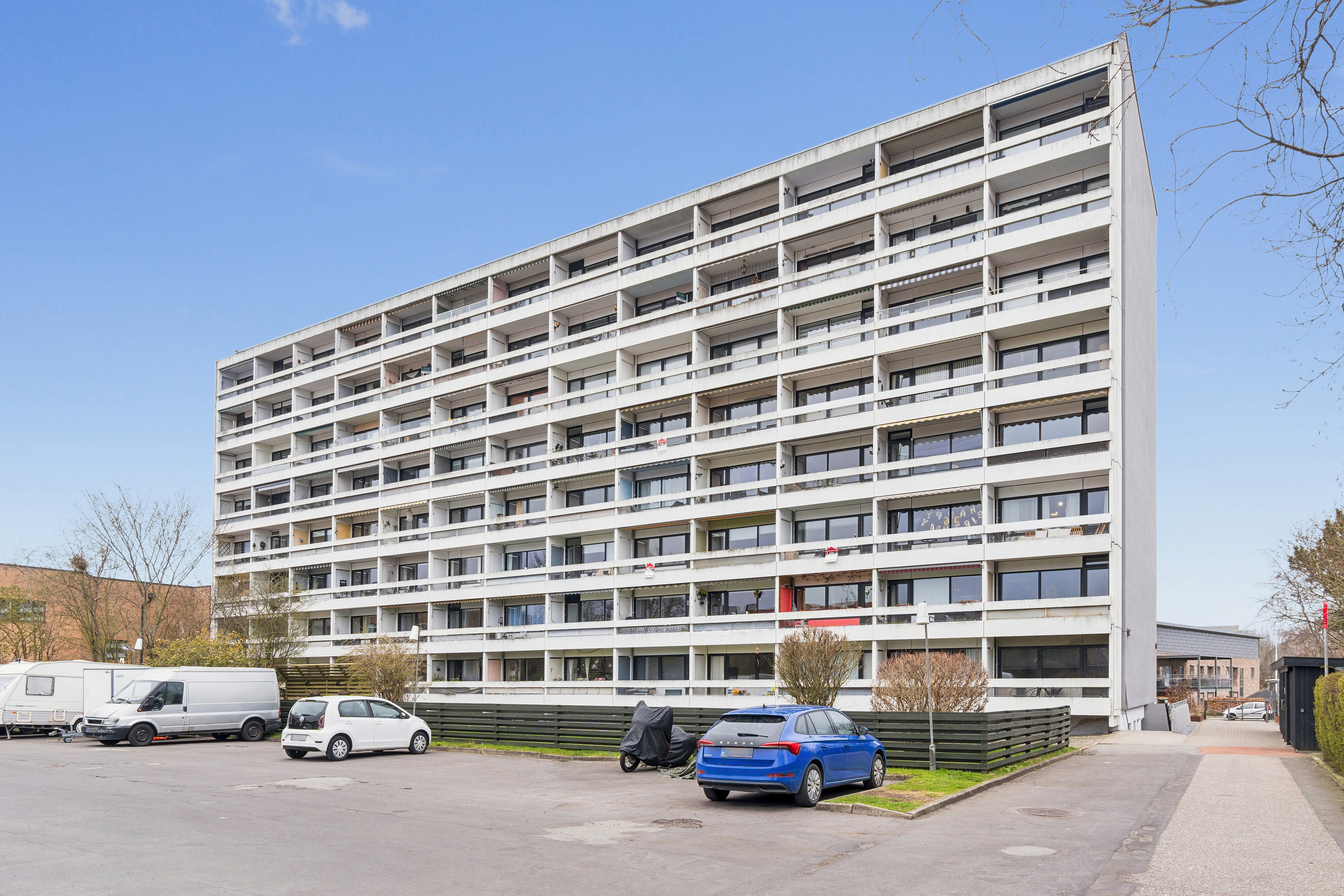 Fremhævet facade billede i fuldskærmstilstand. Billede af Agerskovvej 4B, 2., 2610 Rødovre