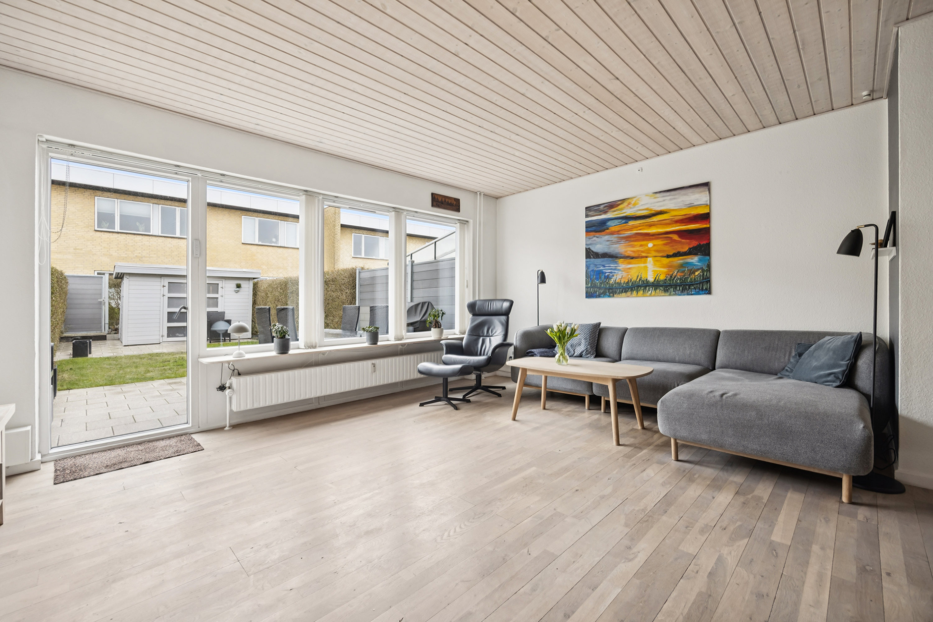 Fremhævet stue billede i fuldskærmstilstand. Billede af Lindholmsvej 89B, 9400 Nørresundby