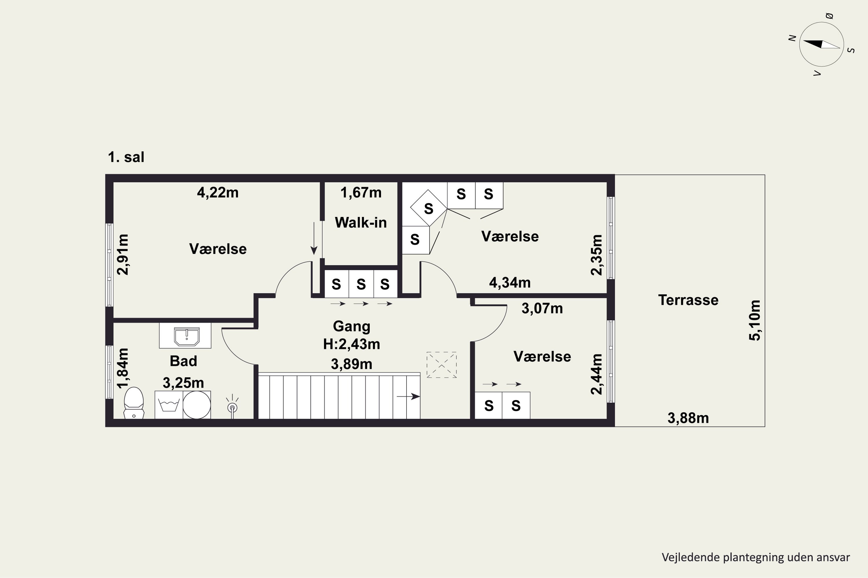 Plantegninger billede af Lindholmsvej 89B, 9400 Nørresundby