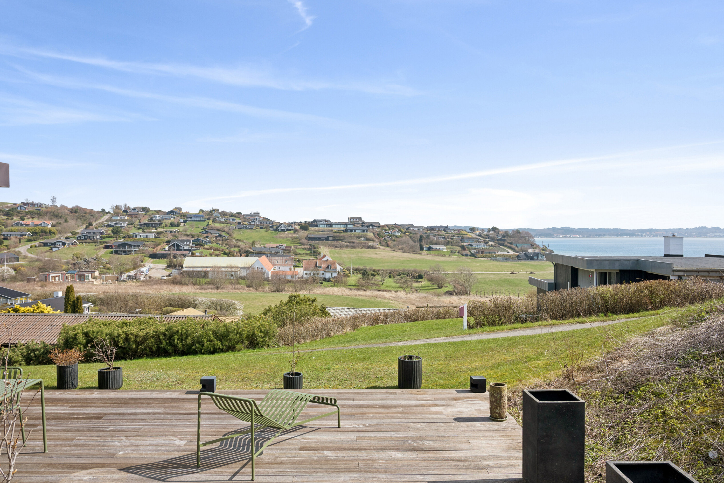 Fremhævet terrasse billede i fuldskærmstilstand. Billede af Kløvervej 12, Handrup, 8400 Ebeltoft
