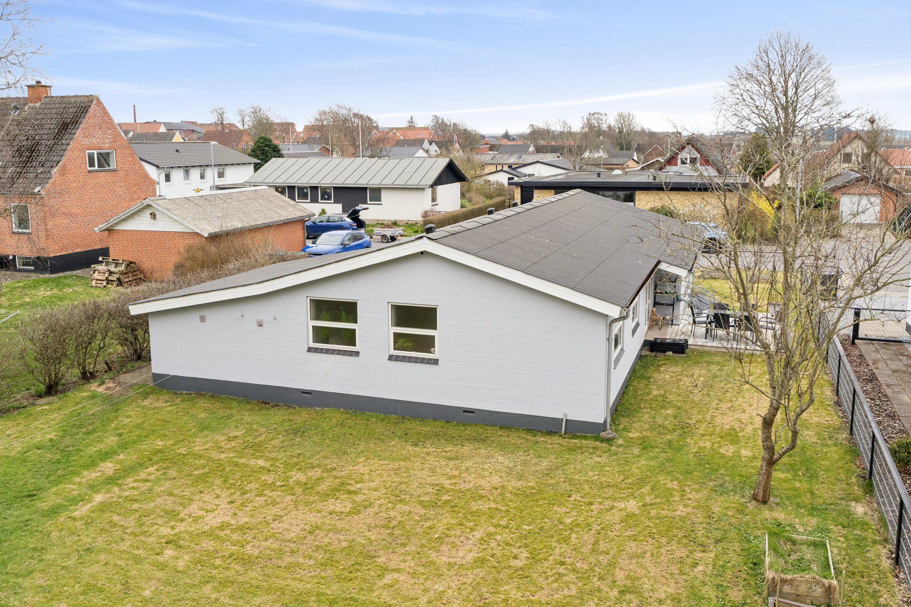 Fremhævet set fra haven billede i fuldskærmstilstand. Billede af Jyllandsgade 8, 9870 Sindal