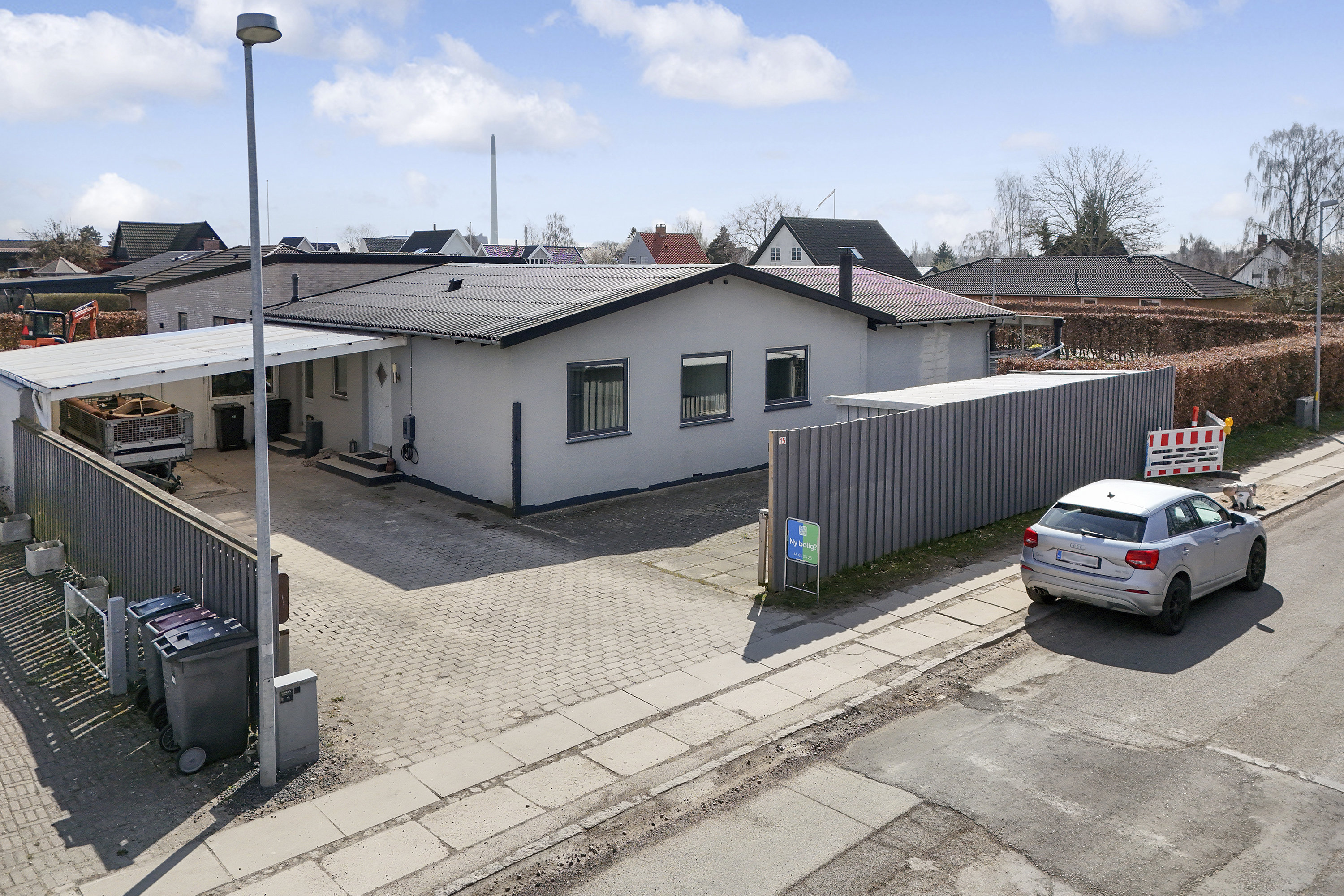 Fremhævet facade billede i fuldskærmstilstand. Billede af Åbyvej 15, 2740 Skovlunde