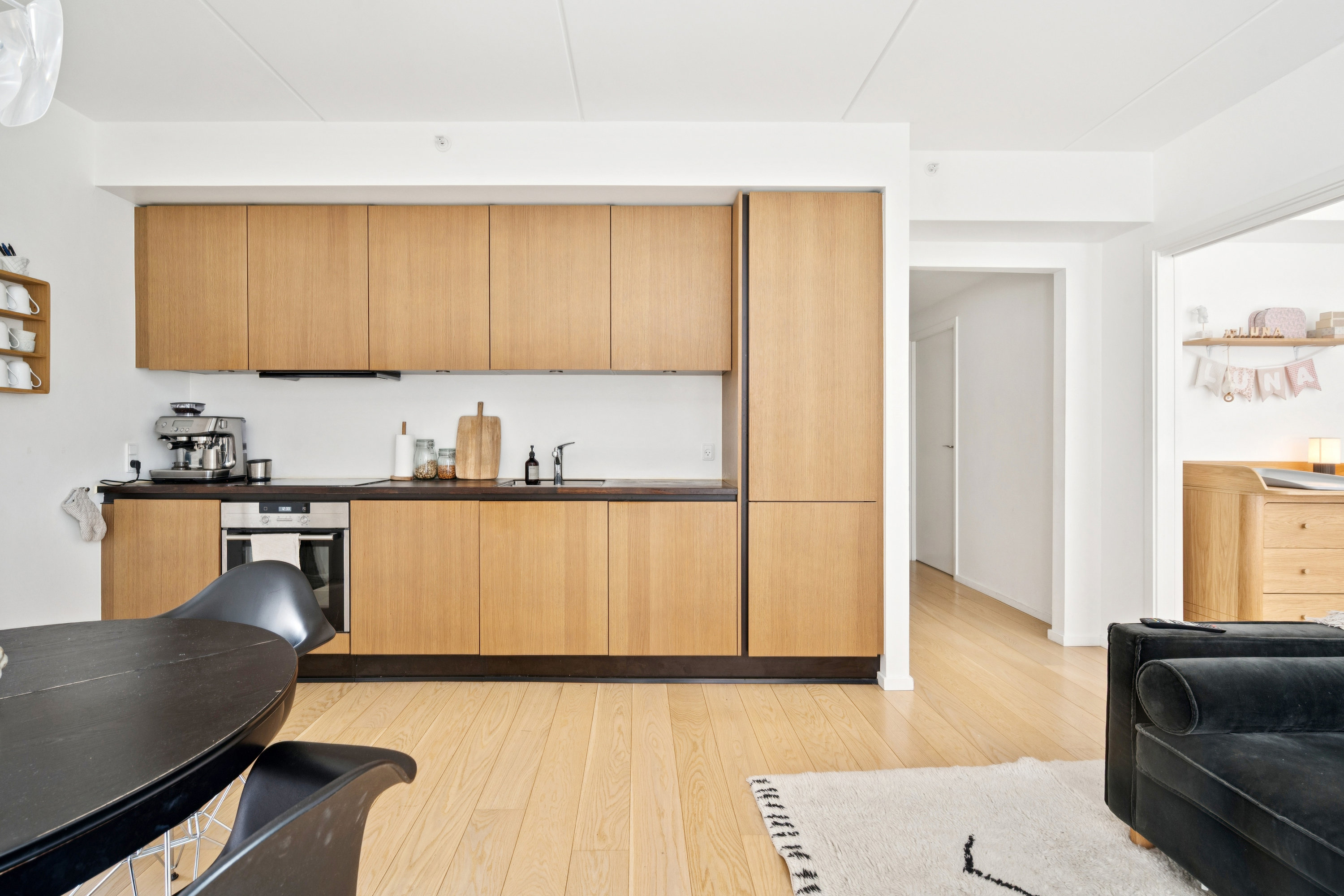 Fremhævet stue billede i fuldskærmstilstand. Billede af Mariane Thomsens Gade 6, 1. 4., 8000 Aarhus C