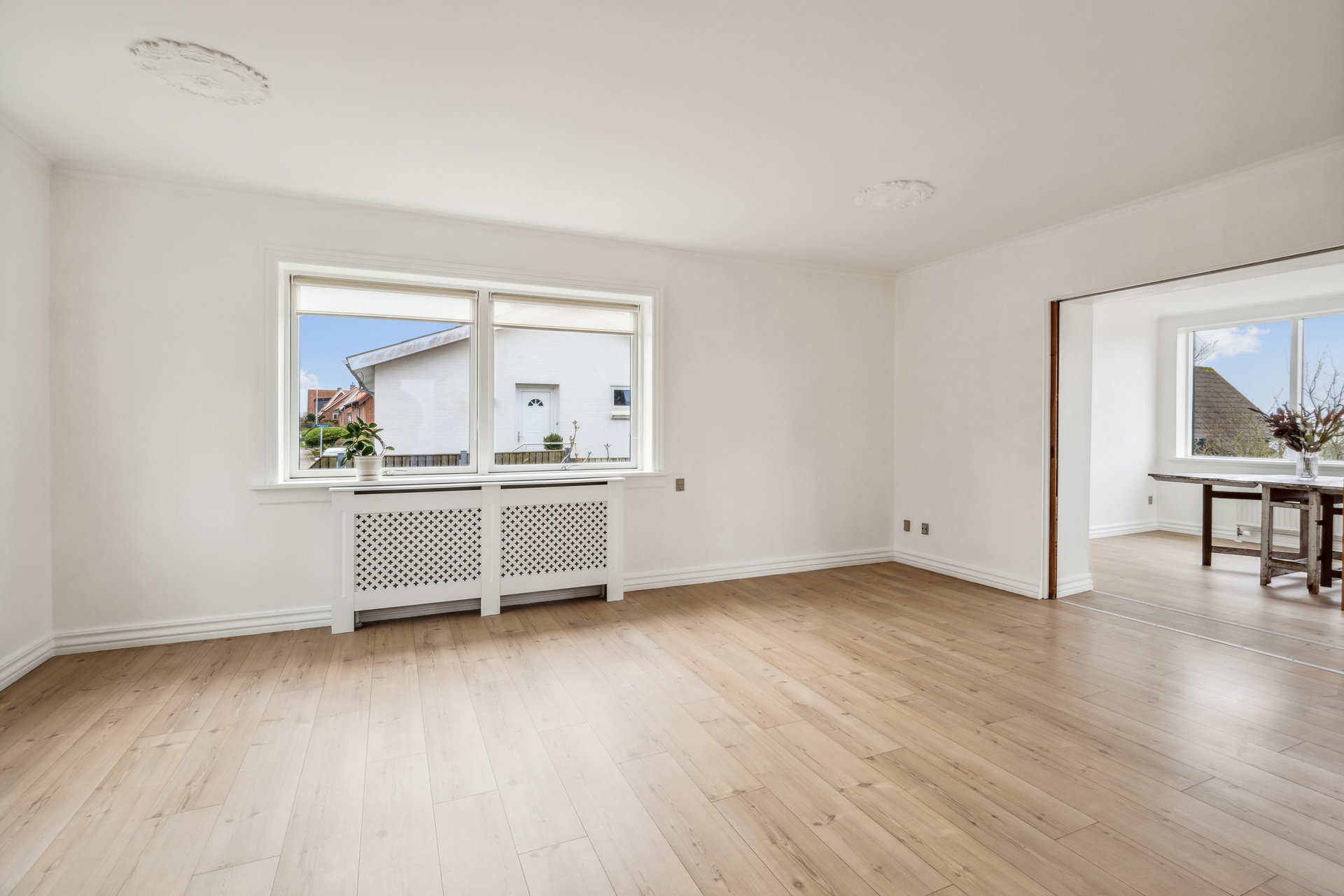 Fremhævet stue billede i fuldskærmstilstand. Billede af Spangbergsvej 28, 7700 Thisted