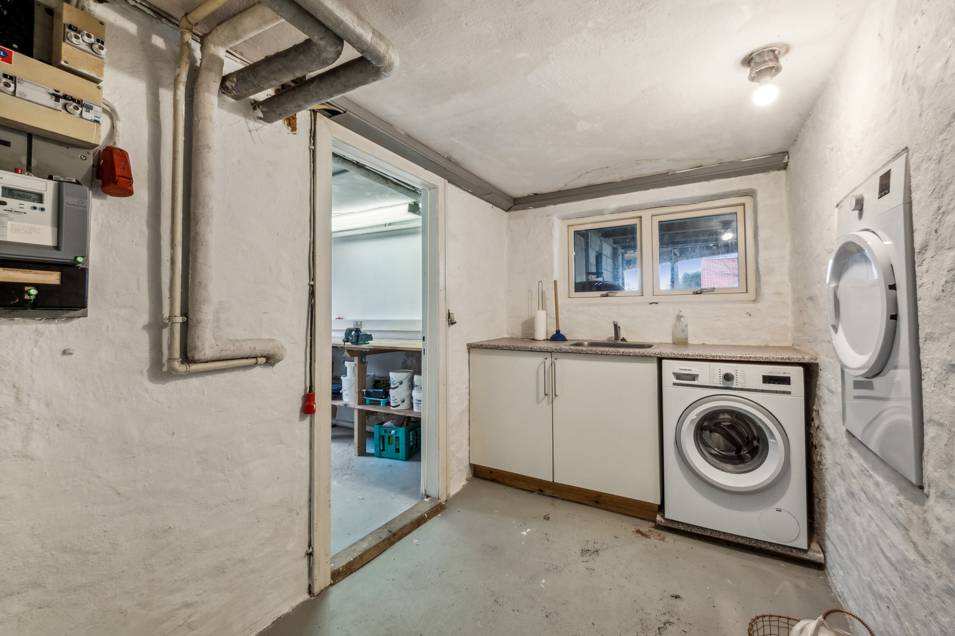 Fremhævet vaskerum billede i fuldskærmstilstand. Billede af Spangbergsvej 28, 7700 Thisted