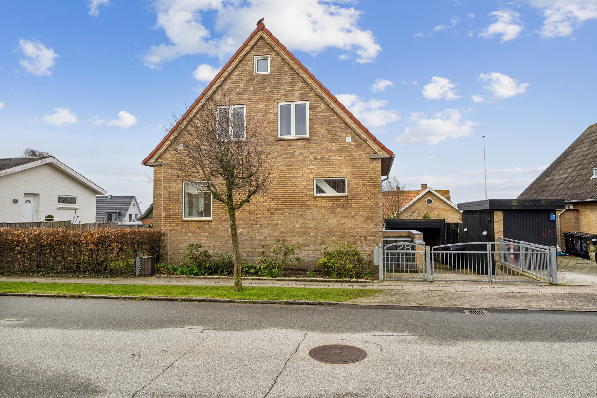 Fremhævet set fra vejen billede i fuldskærmstilstand. Billede af Spangbergsvej 28, 7700 Thisted