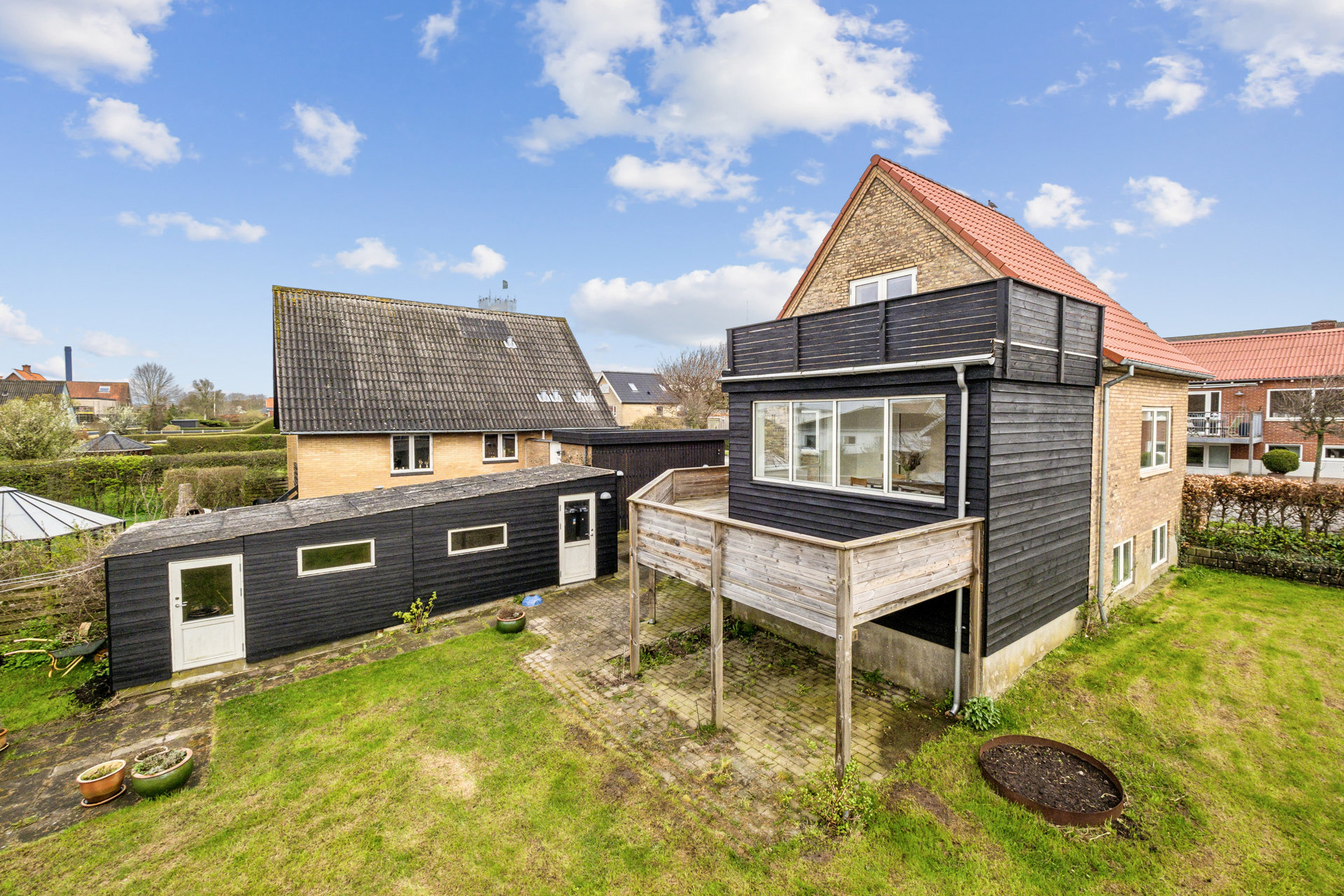Fremhævet set fra haven  billede i fuldskærmstilstand. Billede af Spangbergsvej 28, 7700 Thisted