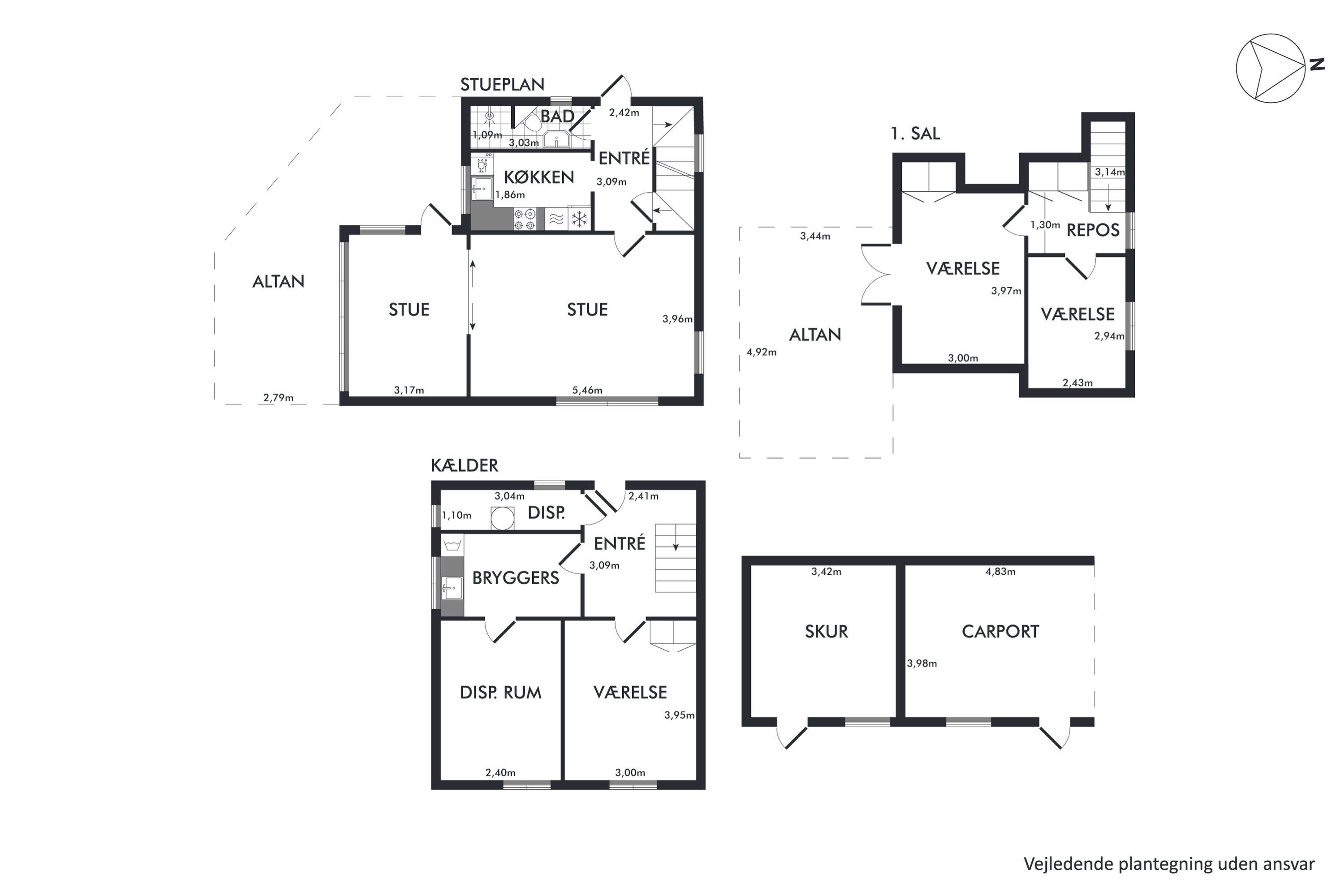 Plantegninger billede af Spangbergsvej 28, 7700 Thisted