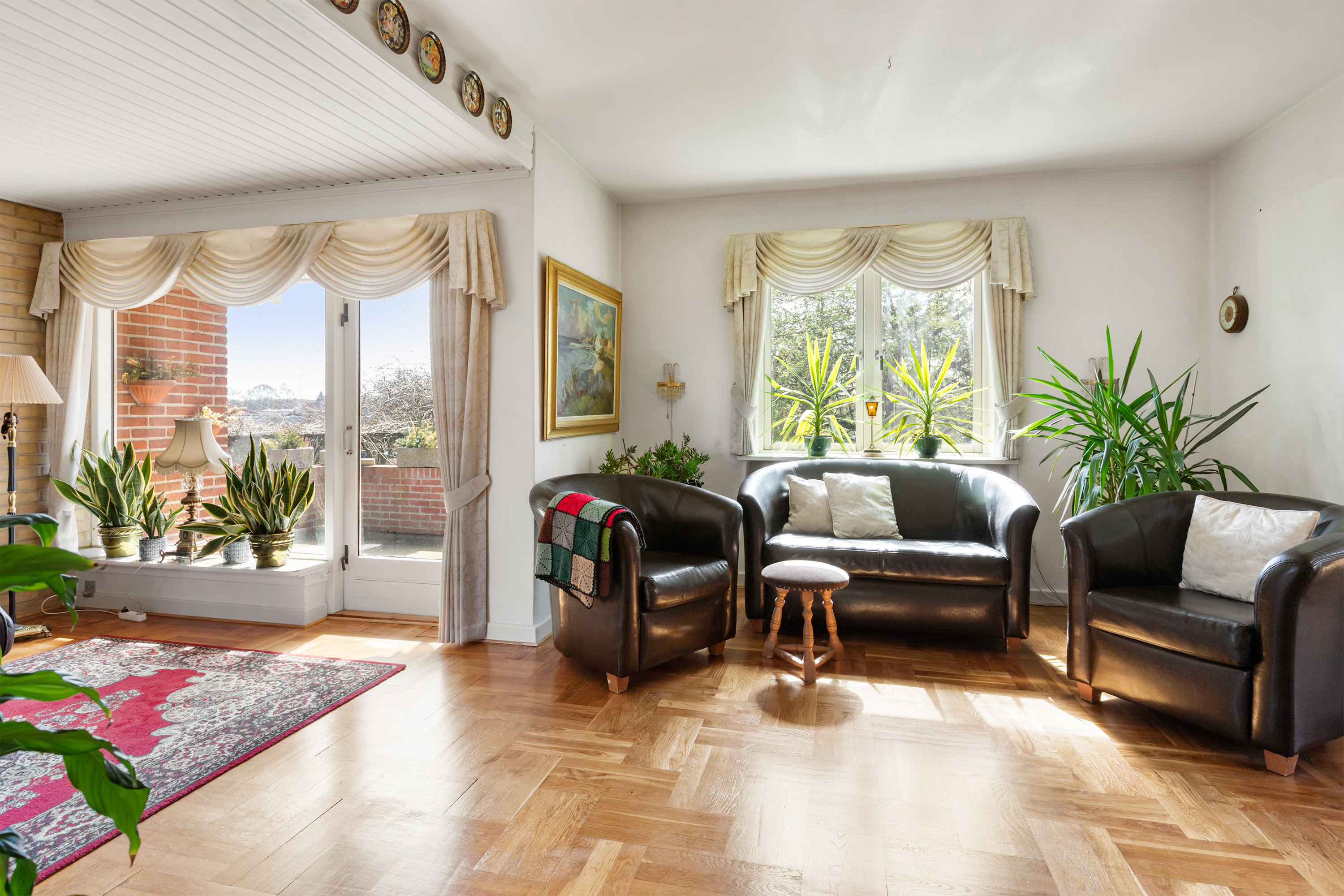 Fremhævet stue billede i fuldskærmstilstand. Billede af Birkevej 28, 9620 Aalestrup