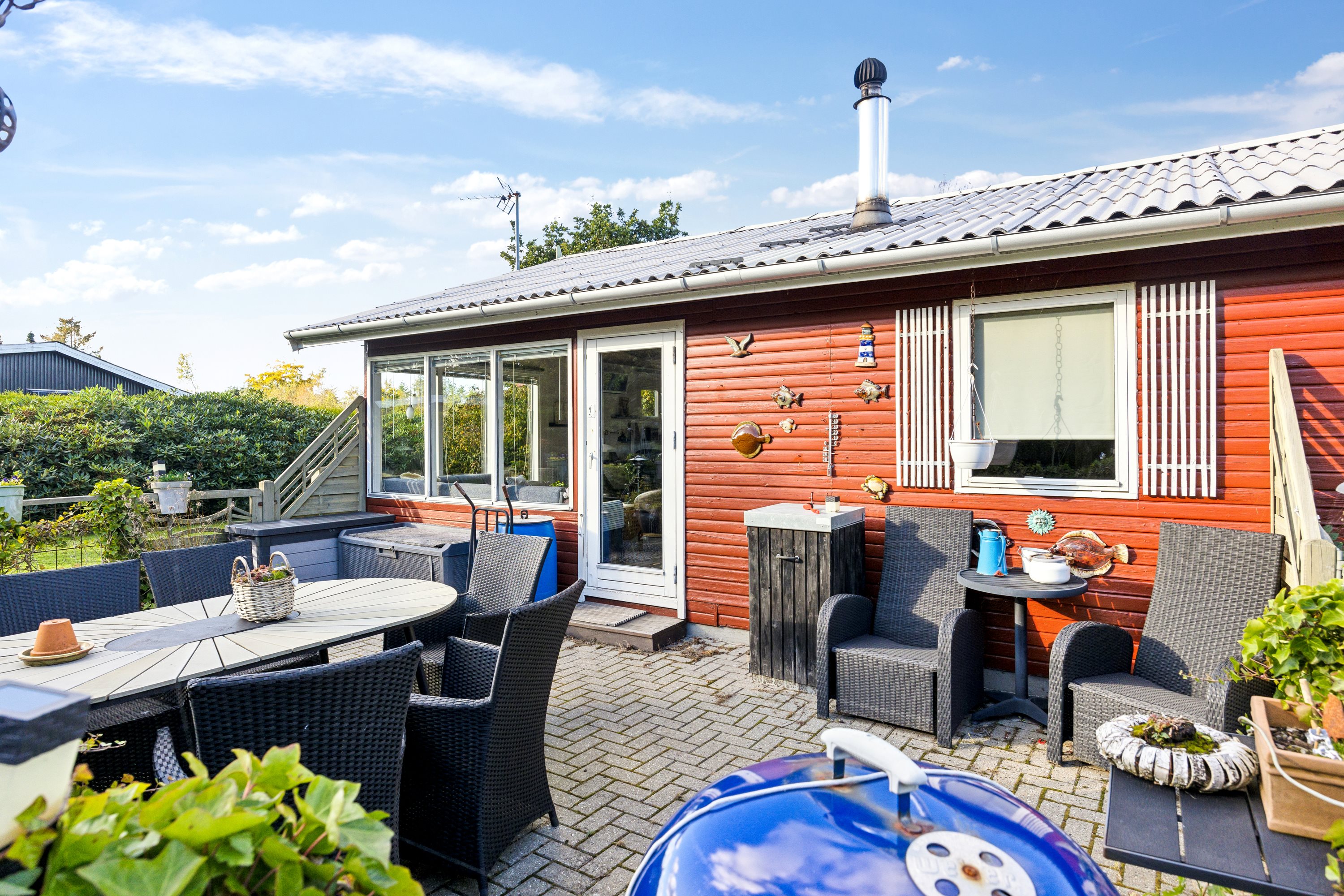 Fremhævet terrasse billede i fuldskærmstilstand. Billede af Kongestien 39, Koldkær, 9370 Hals