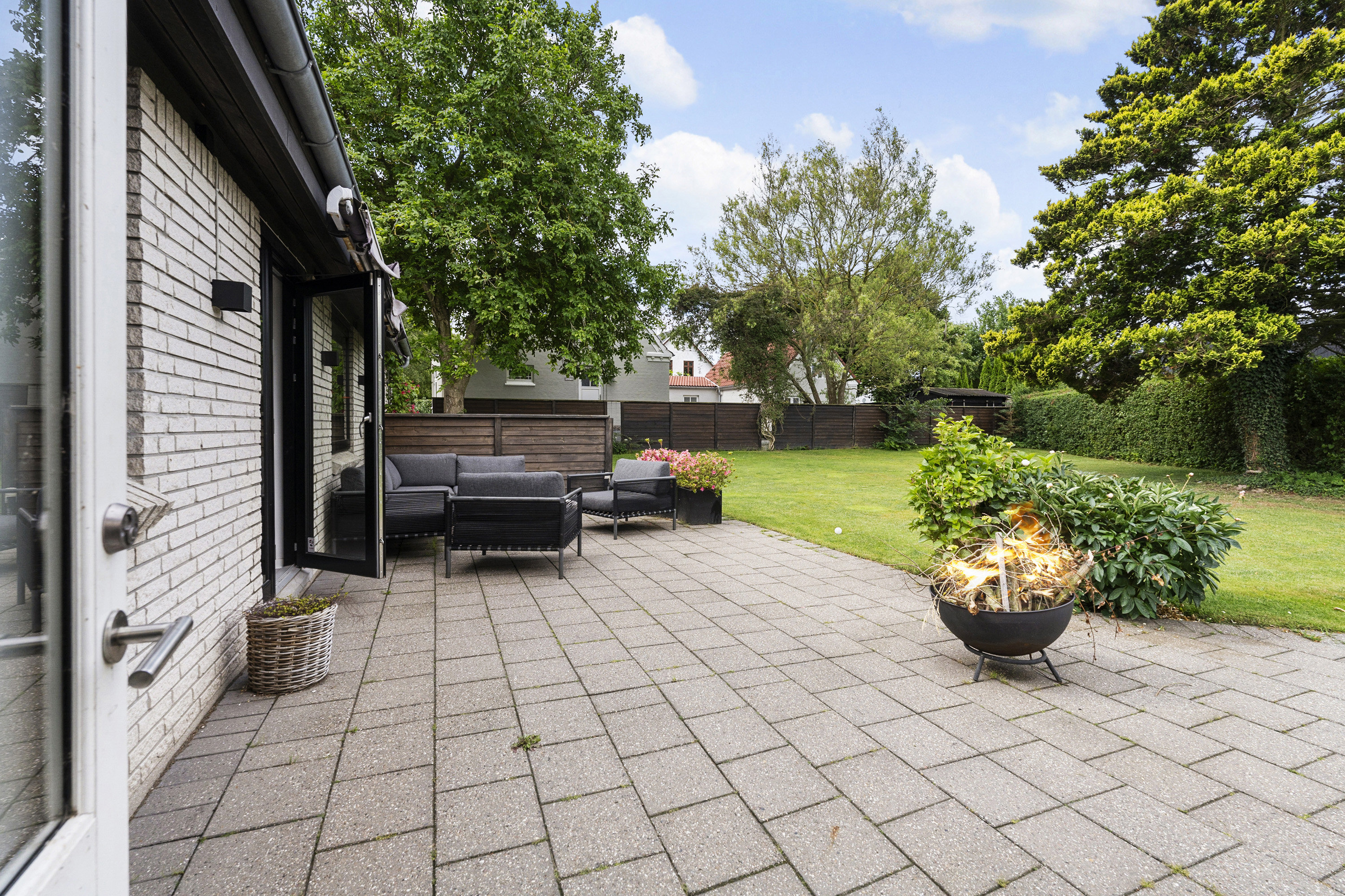 Fremhævet terrasse billede i fuldskærmstilstand. Billede af Faaborgvej 205, Sanderum, 5250 Odense SV