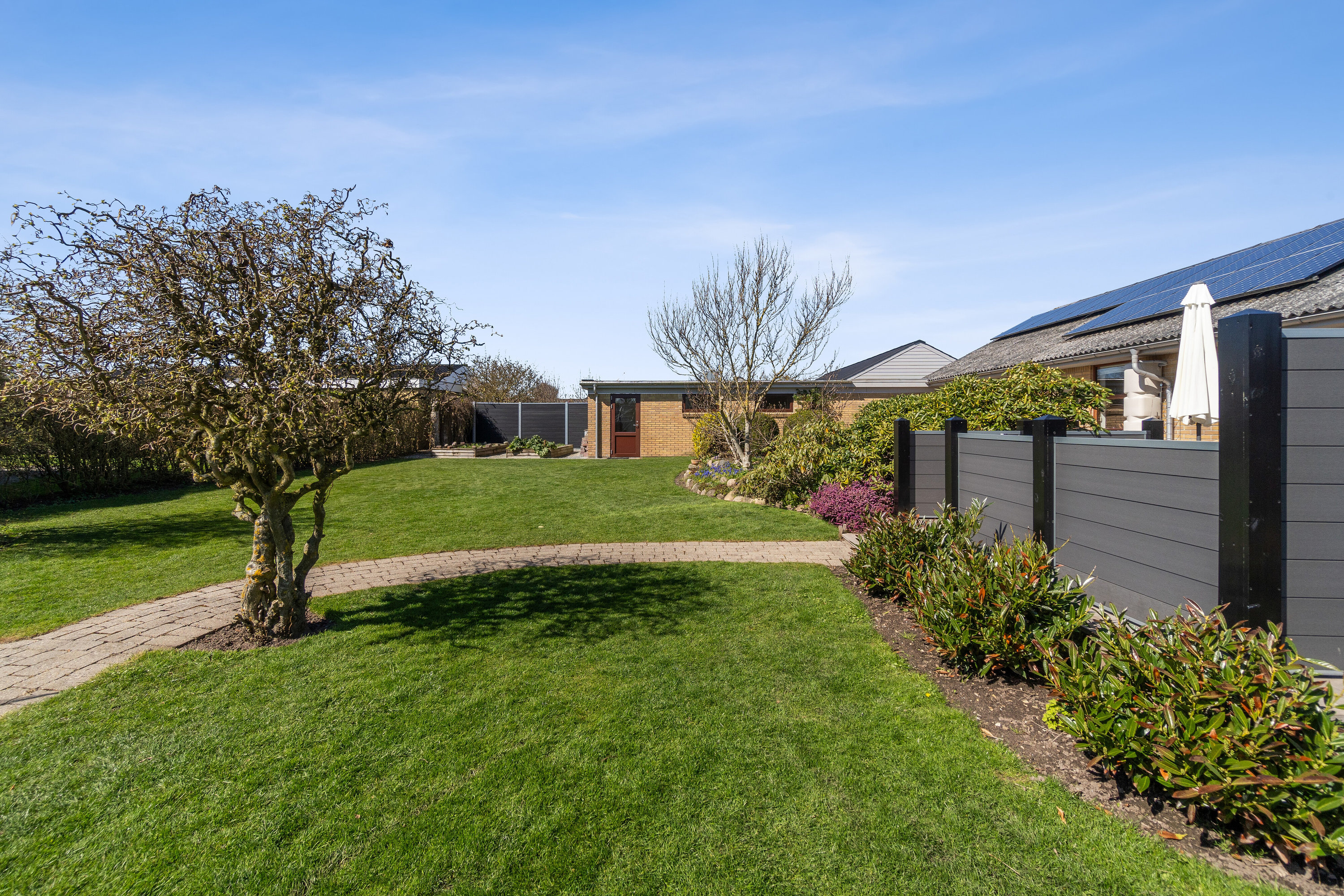 Fremhævet set fra haven billede i fuldskærmstilstand. Billede af Grandalsvej 37, Tilsted, 7700 Thisted