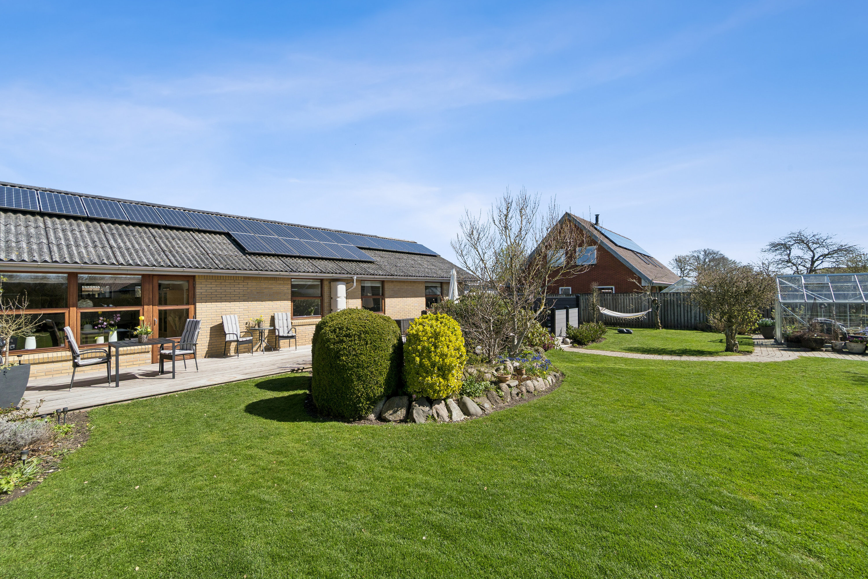 Fremhævet set fra haven billede i fuldskærmstilstand. Billede af Grandalsvej 37, Tilsted, 7700 Thisted