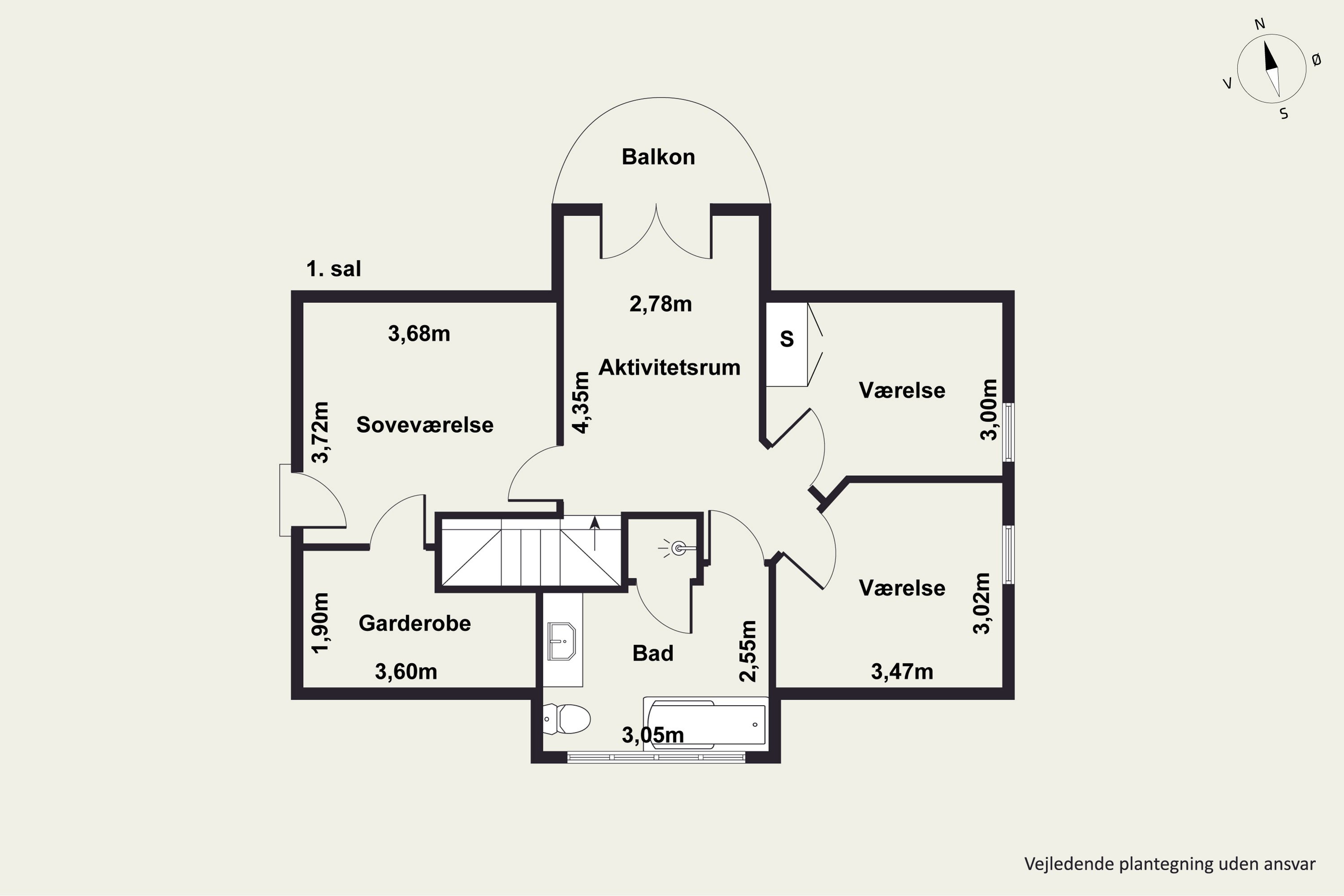 Plantegninger billede af Skovhulevej 13, 8920 Randers NV