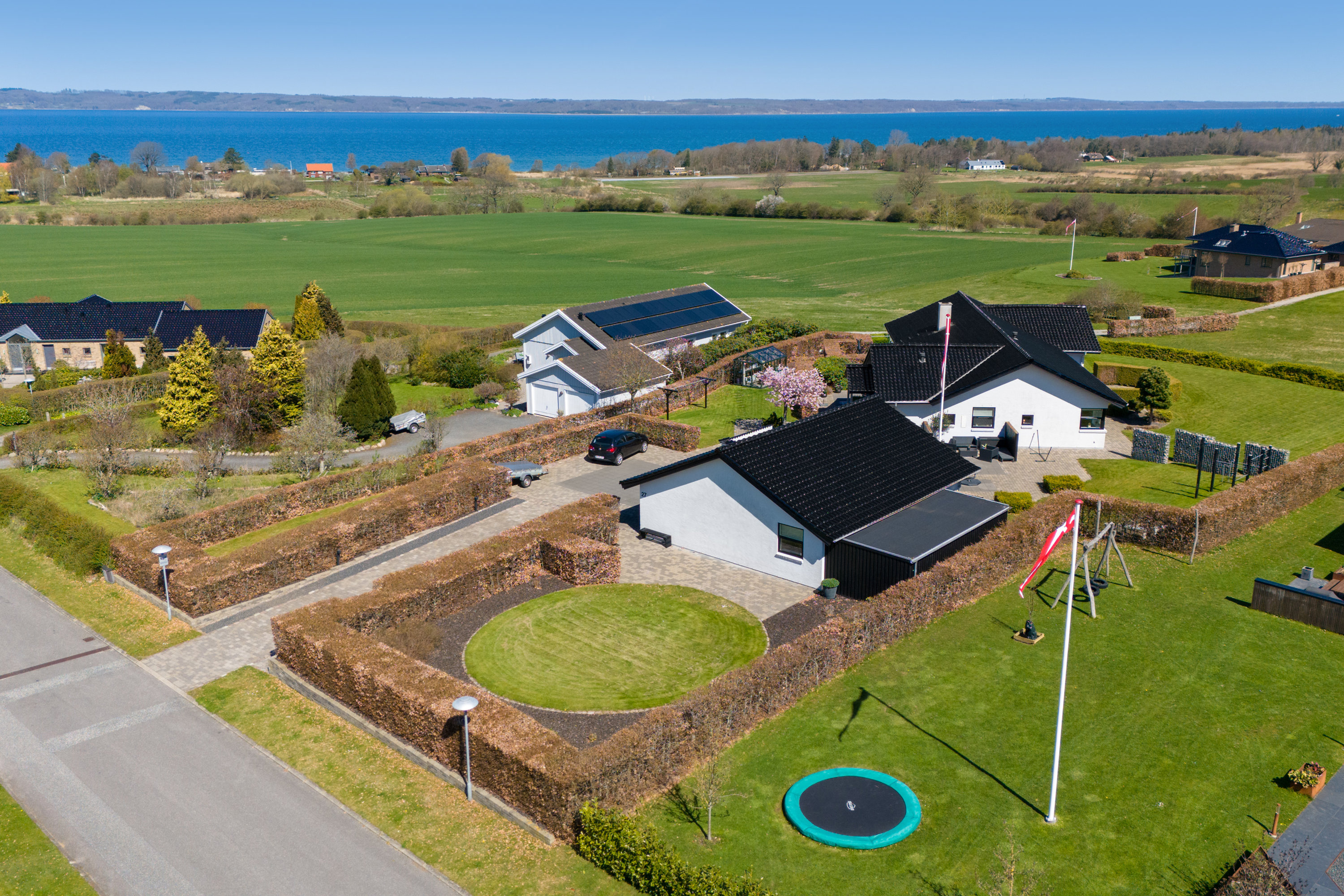 Fremhævet luftfoto billede i fuldskærmstilstand. Billede af Skullebjerg Allé 27, Østerby, 7000 Fredericia