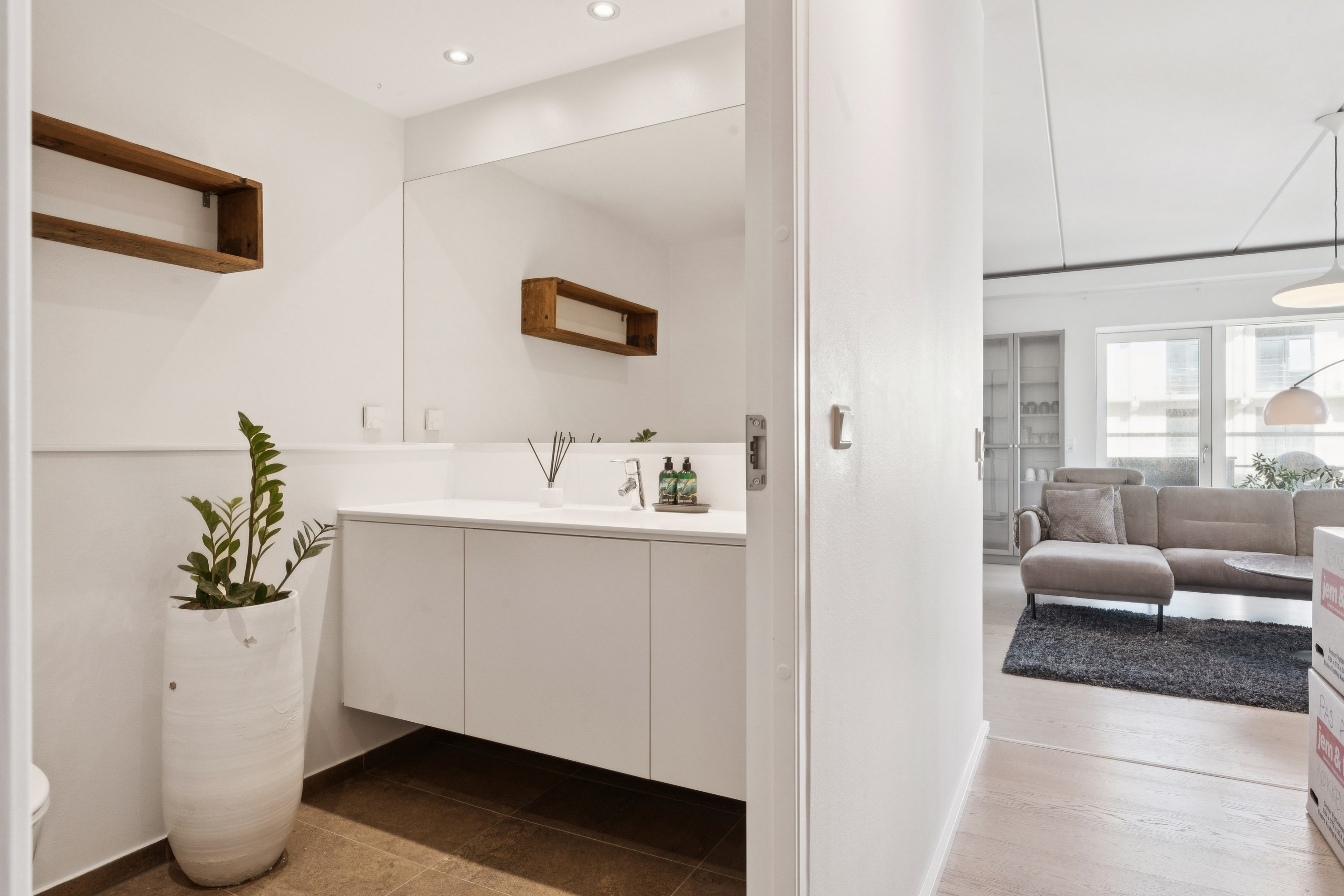 Fremhævet badeværelse billede i fuldskærmstilstand. Billede af Strandvejen 3, 6. 1., 9000 Aalborg