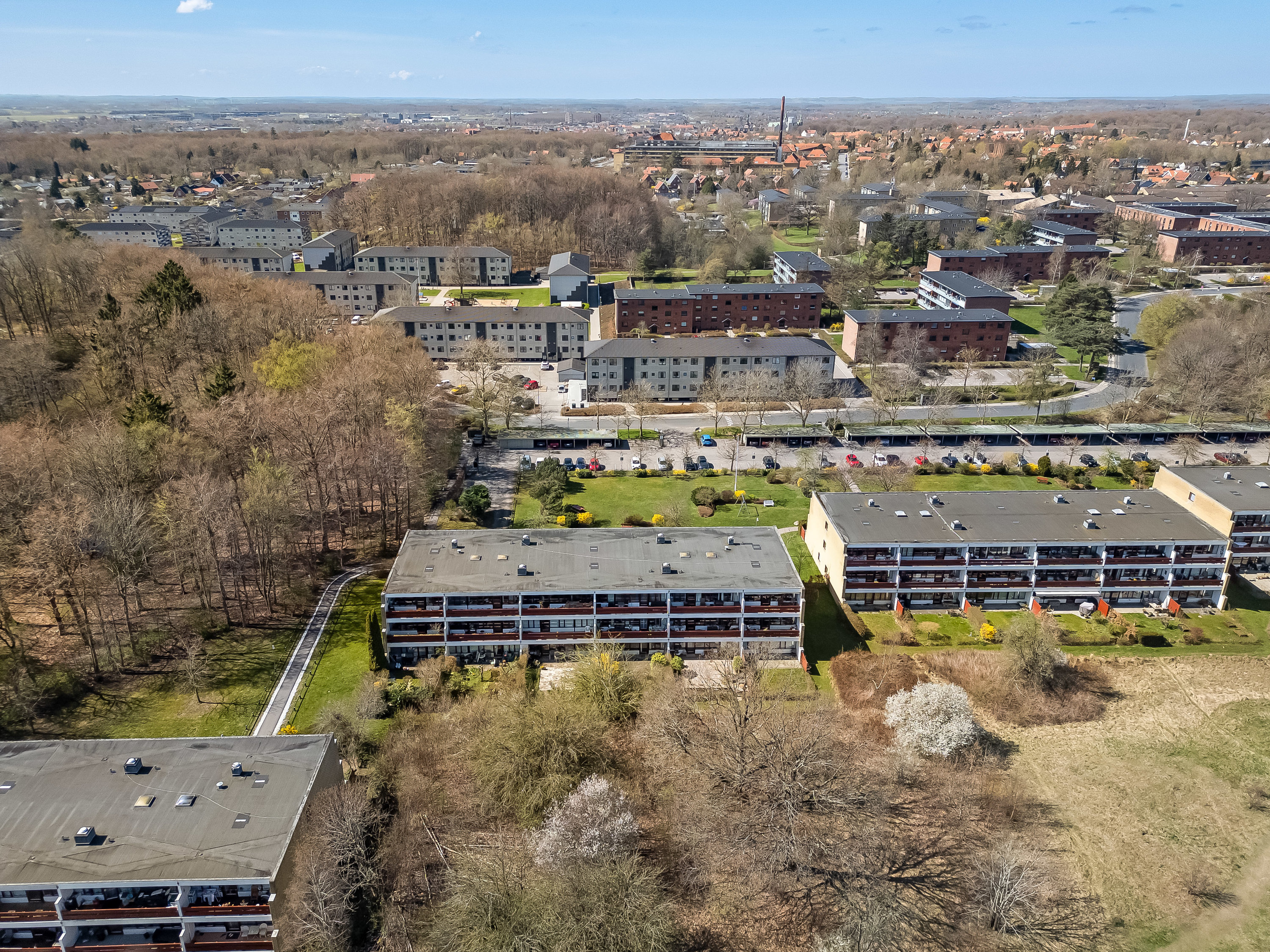 Fremhævet luftfoto billede i fuldskærmstilstand. Billede af Ved Egedam 13, st.. 85., 3400 Hillerød