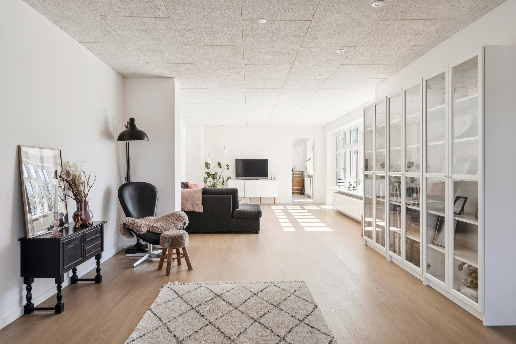 Fremhævet stue billede i fuldskærmstilstand. Billede af Bjellerup Alle 40, 8930 Randers NØ