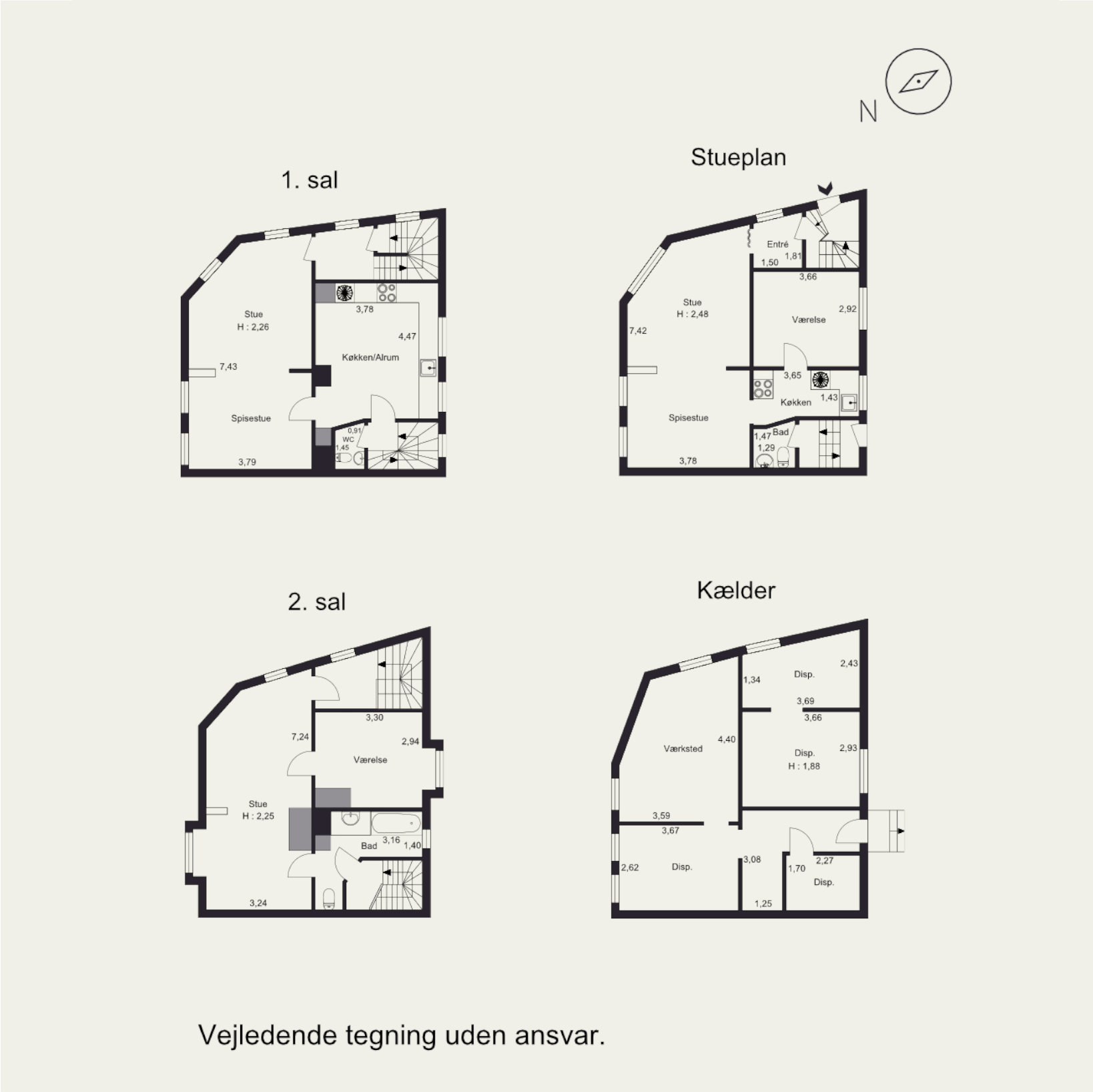Plantegninger billede af Fussingsvej 41, 8700 Horsens