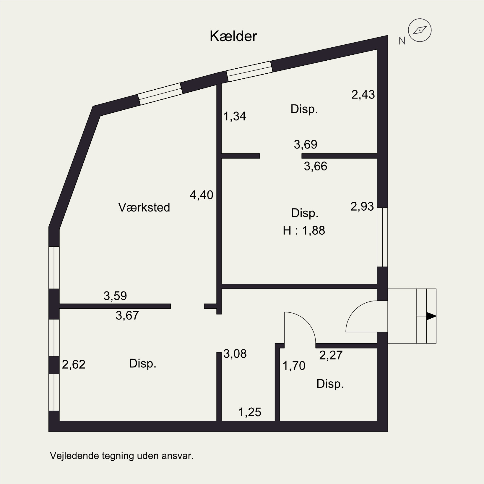 Plantegninger billede af Fussingsvej 41, 8700 Horsens