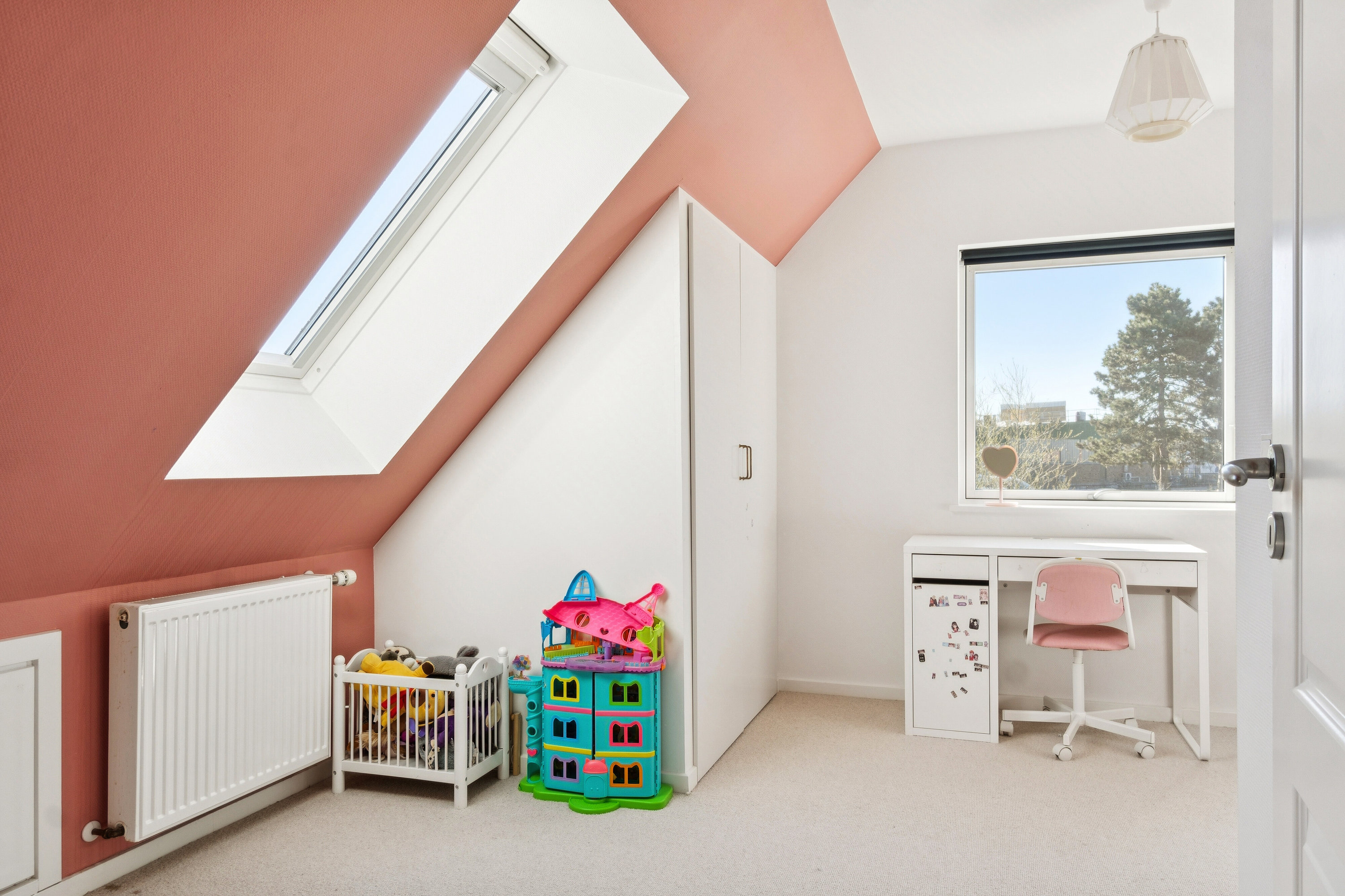 Fremhævet børneværelse billede i fuldskærmstilstand. Billede af Tjørnevej 3, 4230 Skælskør