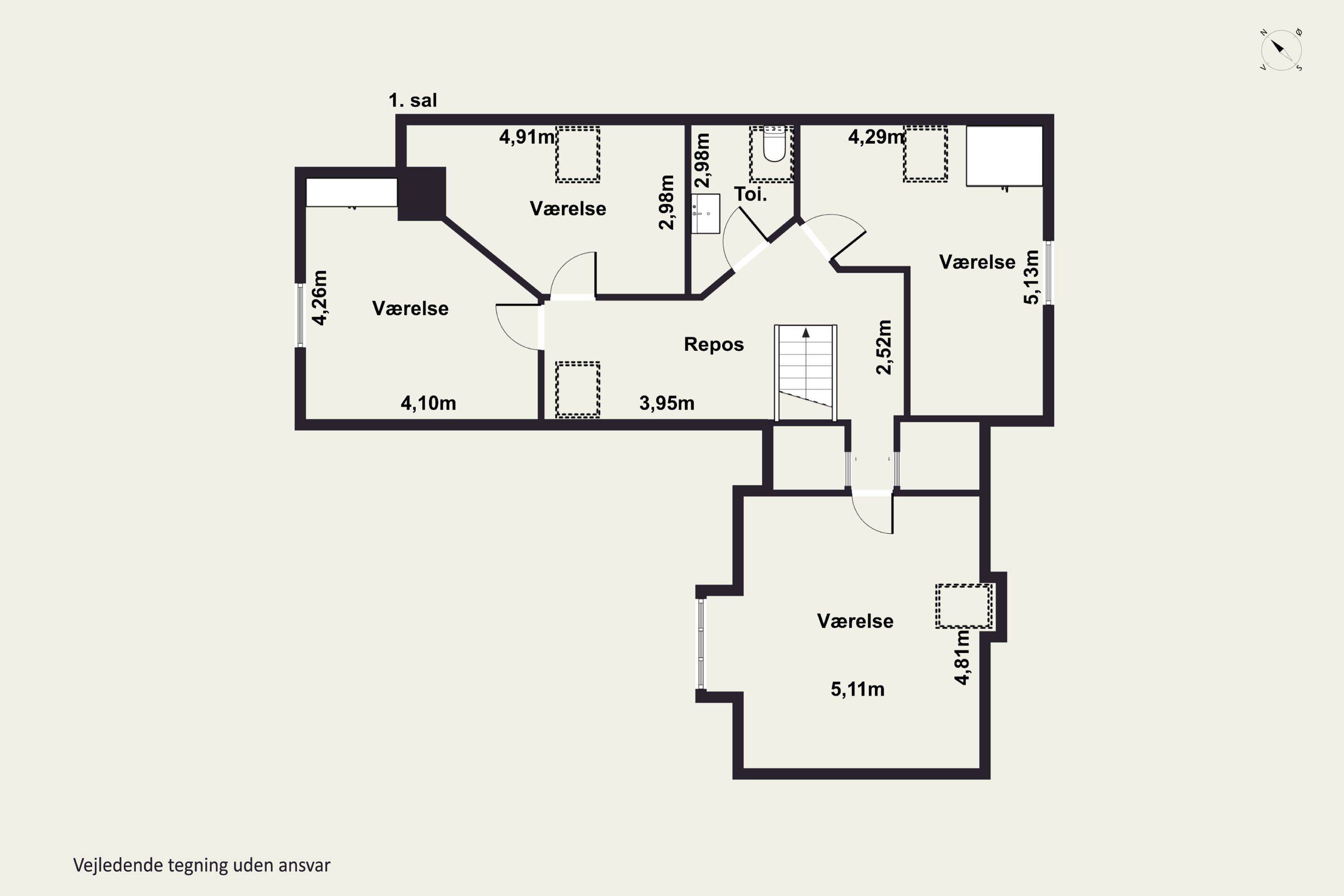 Plantegninger billede af Tjørnevej 3, 4230 Skælskør