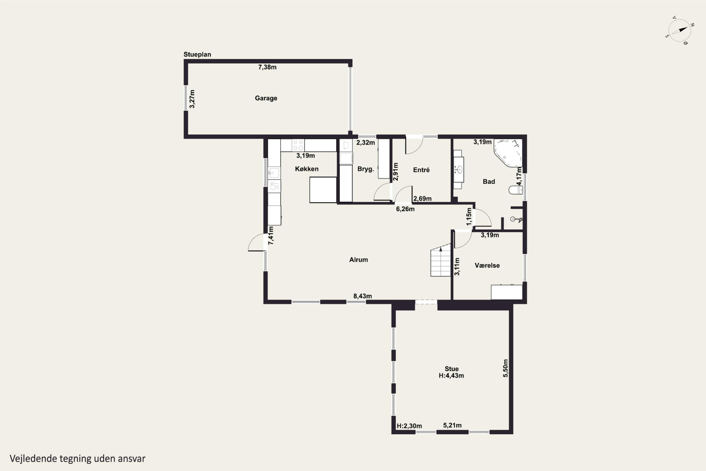 Plantegninger billede af Bygmarken 16, 7730 Hanstholm