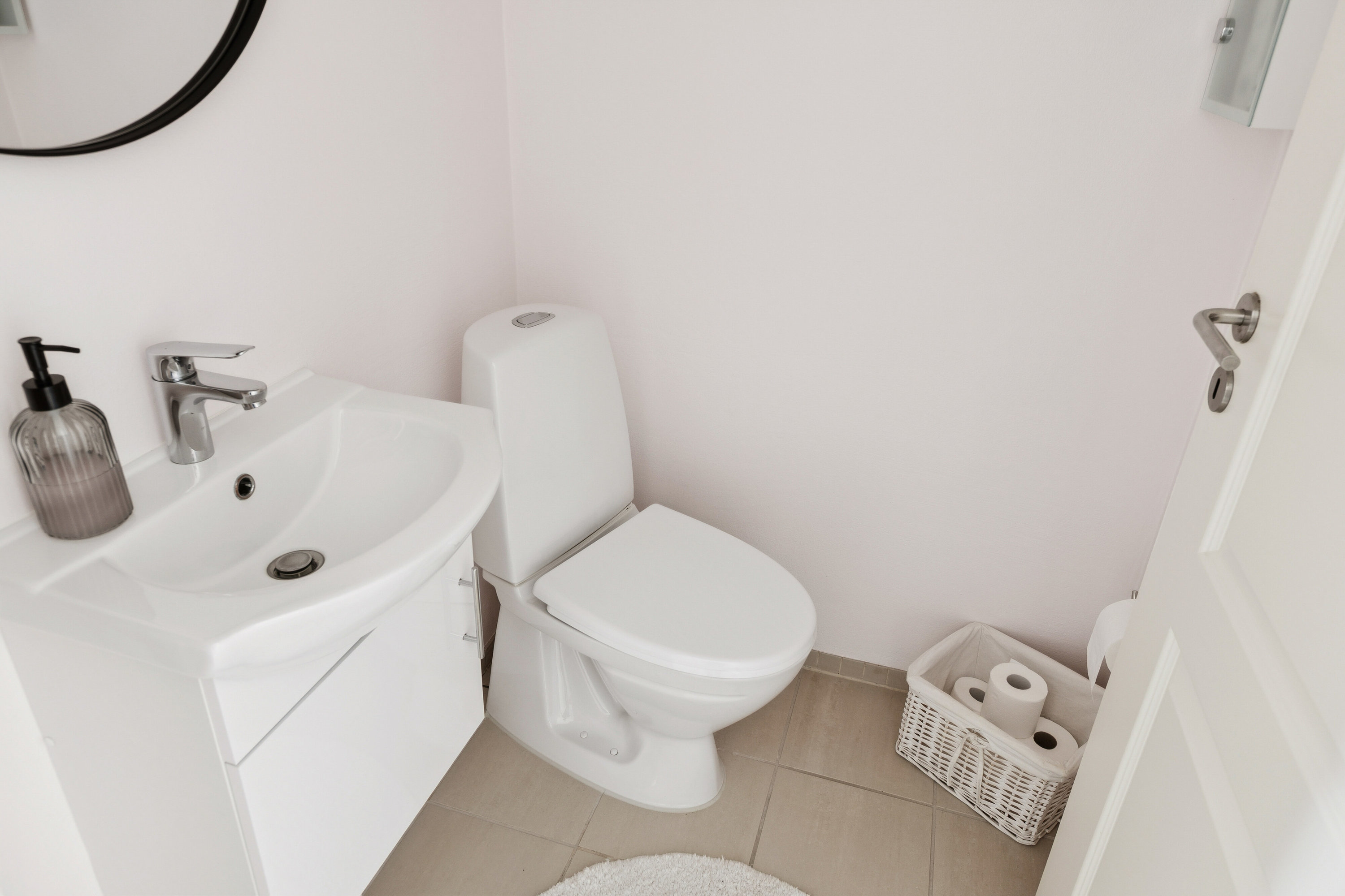 Fremhævet badeværelse billede i fuldskærmstilstand. Billede af Sundvej 3, Gl Kalvehave, 4771 Kalvehave