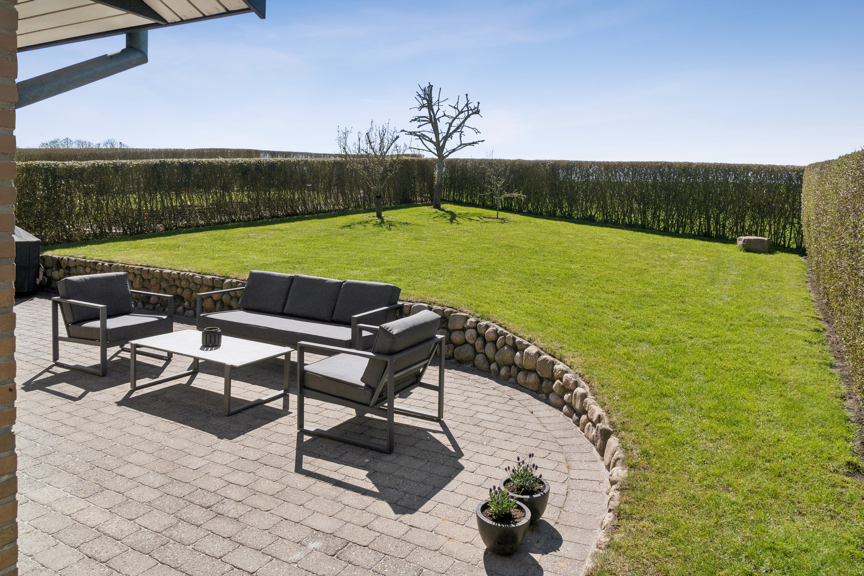 Fremhævet terrasse billede i fuldskærmstilstand. Billede af Mustrupvej 51, 8320 Mårslet