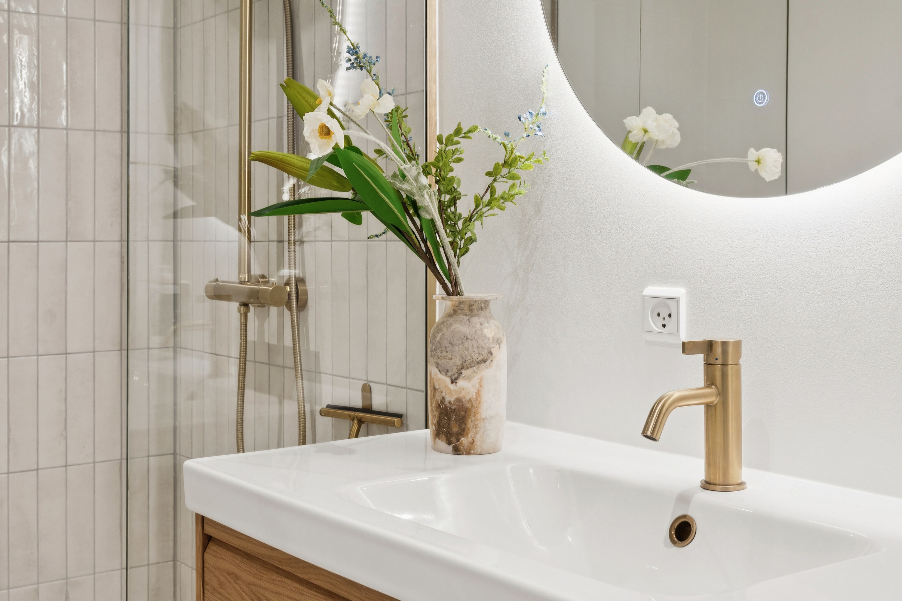 Fremhævet badeværelse billede i fuldskærmstilstand. Billede af Kirkebjerg Parkvej 10B, 3. th., 2605 Brøndby