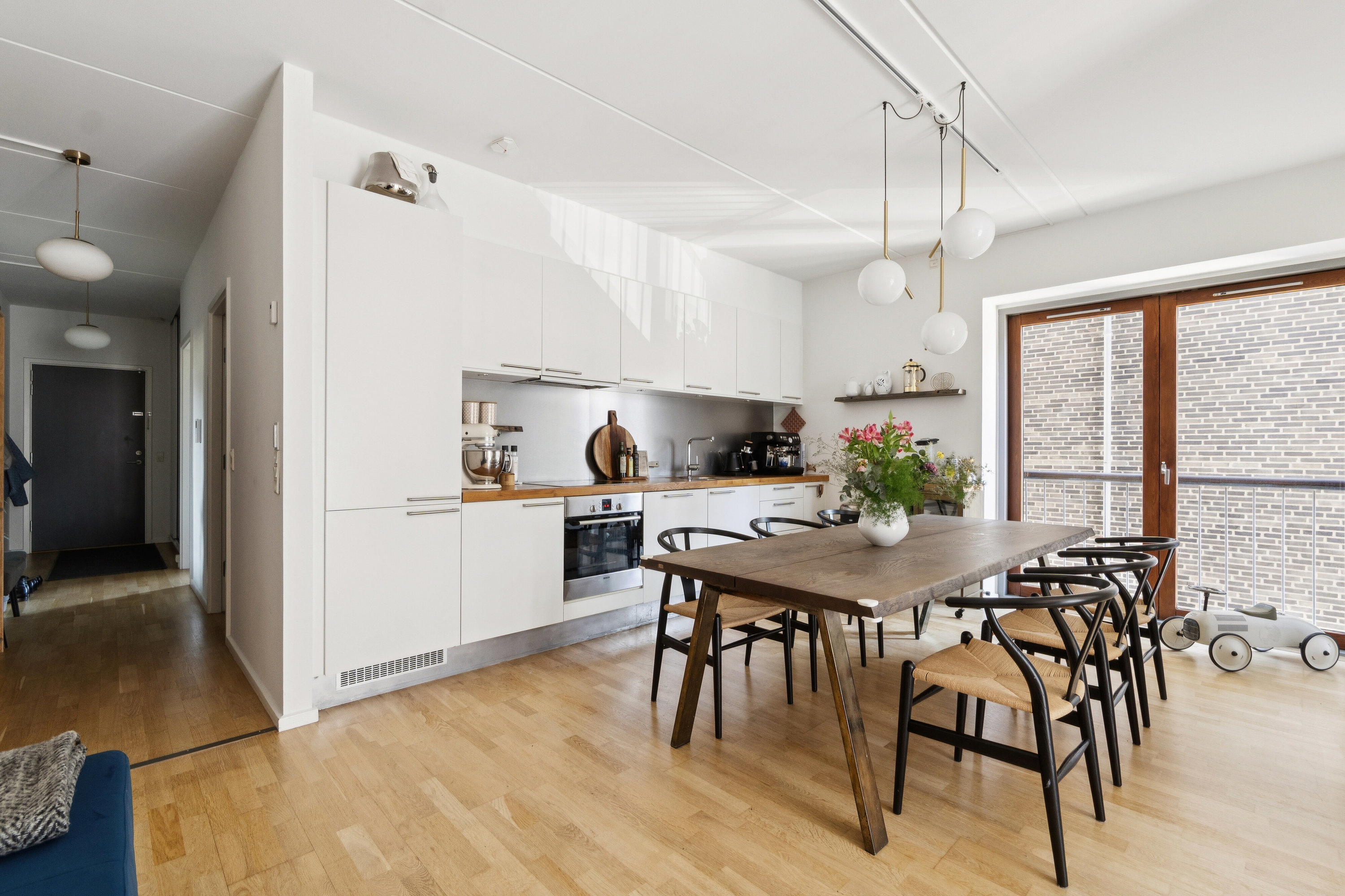 Fremhævet spisestue billede i fuldskærmstilstand. Billede af Carl Th. Zahles Gade 4, 2. tv., 2300 København S