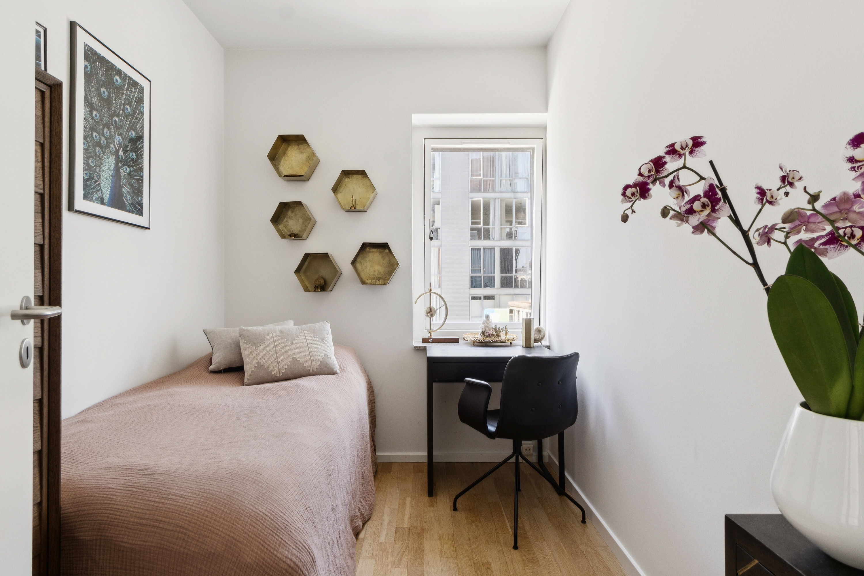 Fremhævet soveværelse billede i fuldskærmstilstand. Billede af Carl Th. Zahles Gade 4, 2. tv., 2300 København S