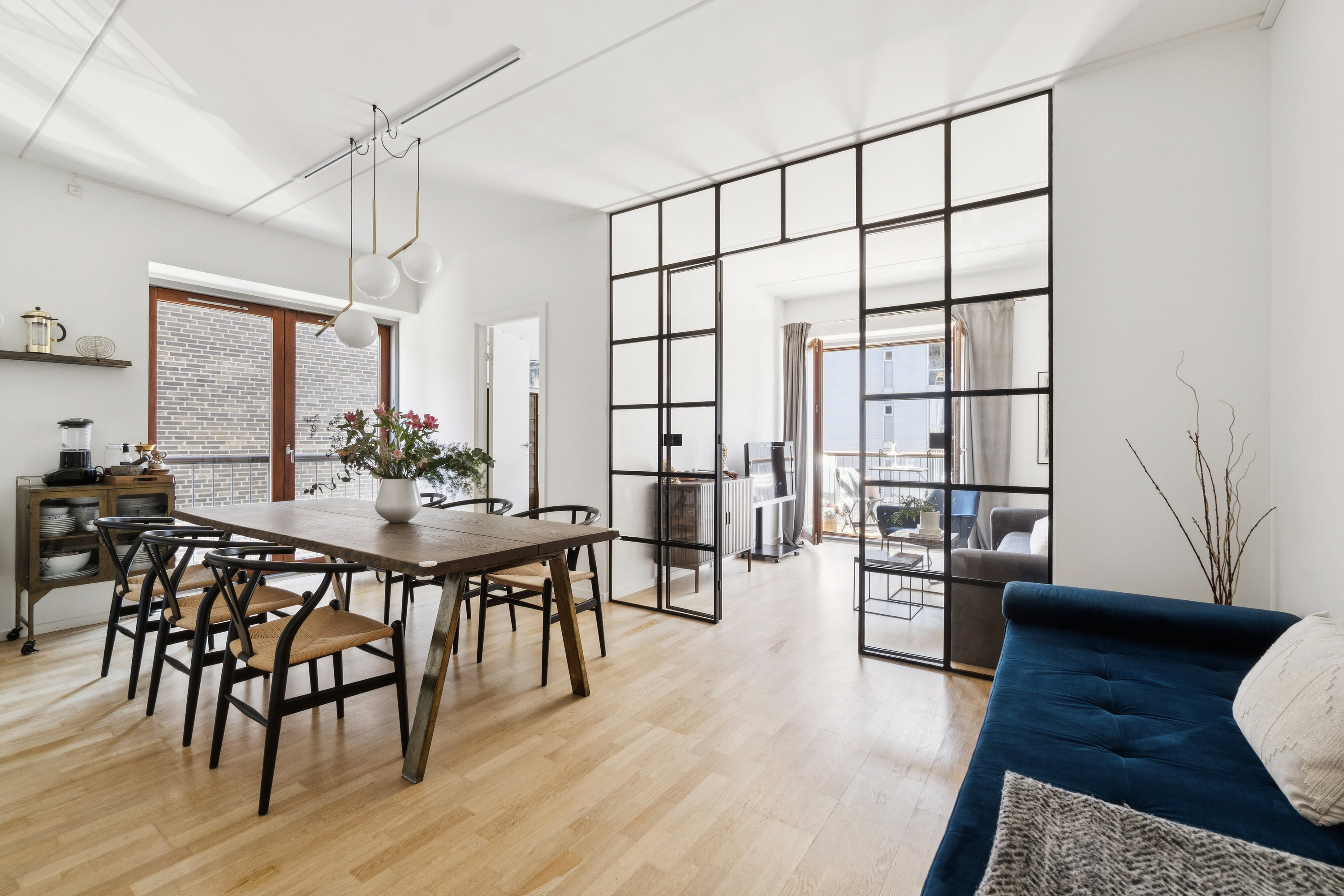 Fremhævet spisestue billede i fuldskærmstilstand. Billede af Carl Th. Zahles Gade 4, 2. tv., 2300 København S