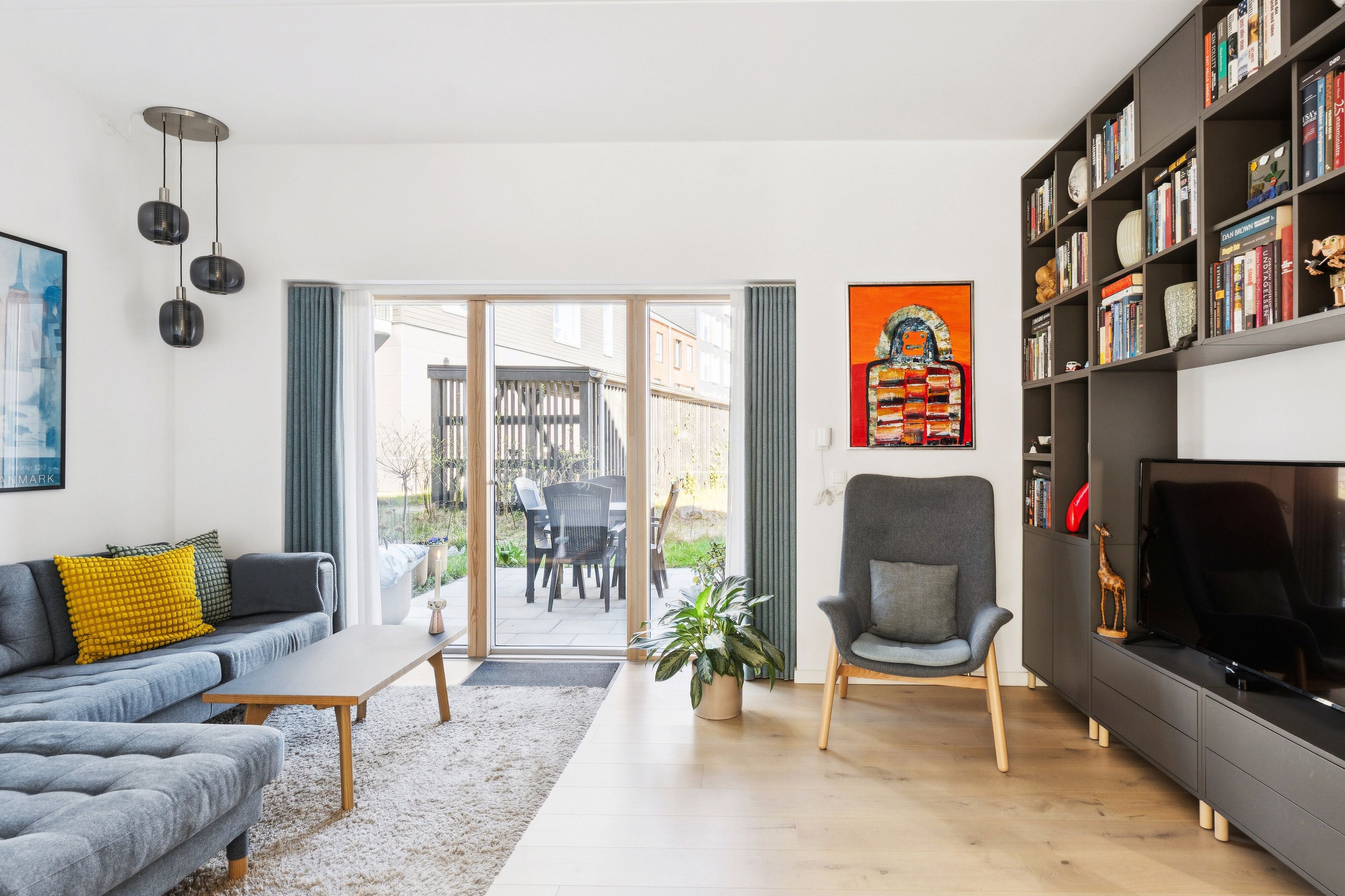 Fremhævet stue billede i fuldskærmstilstand. Billede af Premieren 22, 4000 Roskilde