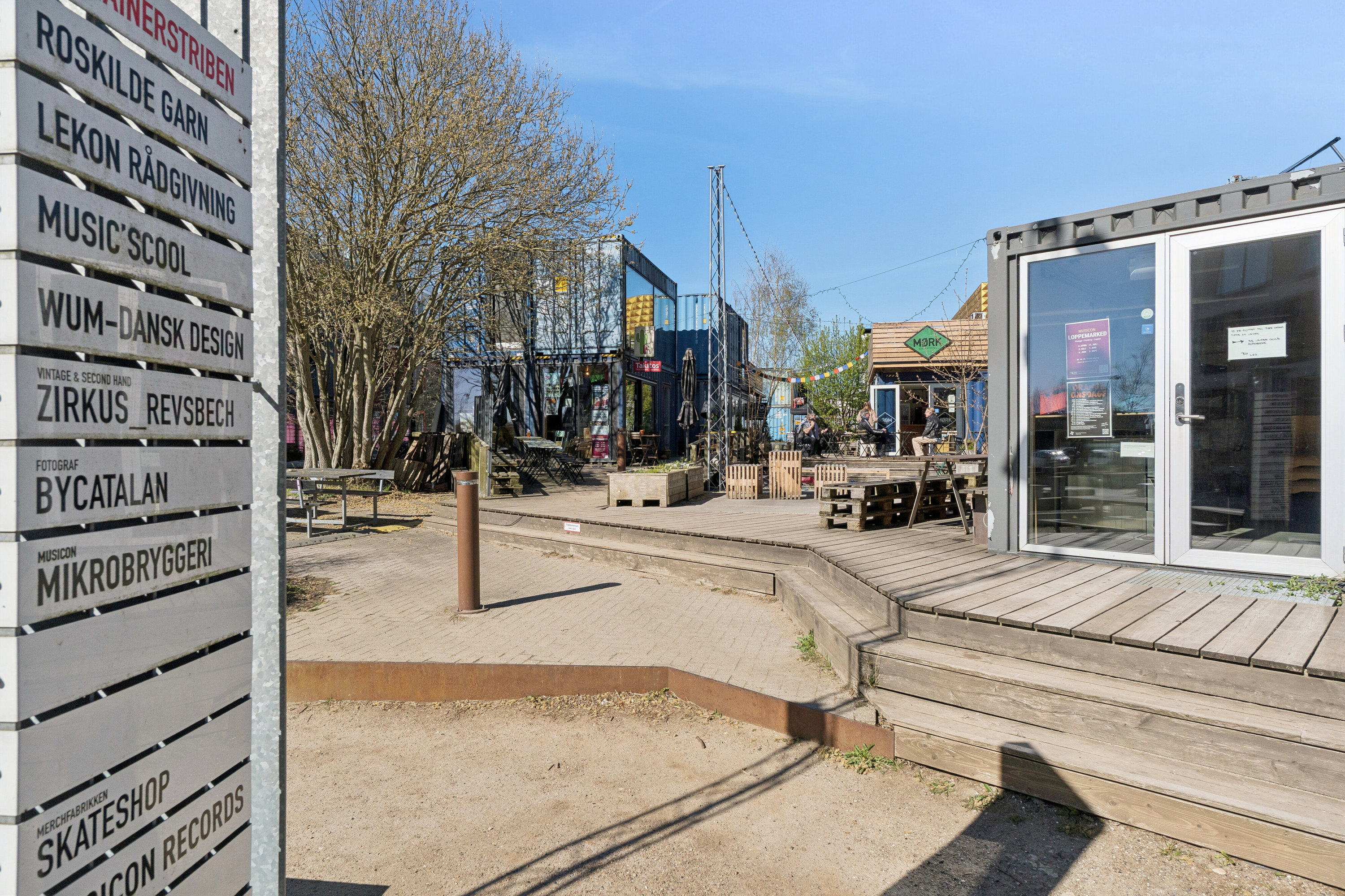 Fremhævet terrasse billede i fuldskærmstilstand. Billede af Premieren 22, 4000 Roskilde