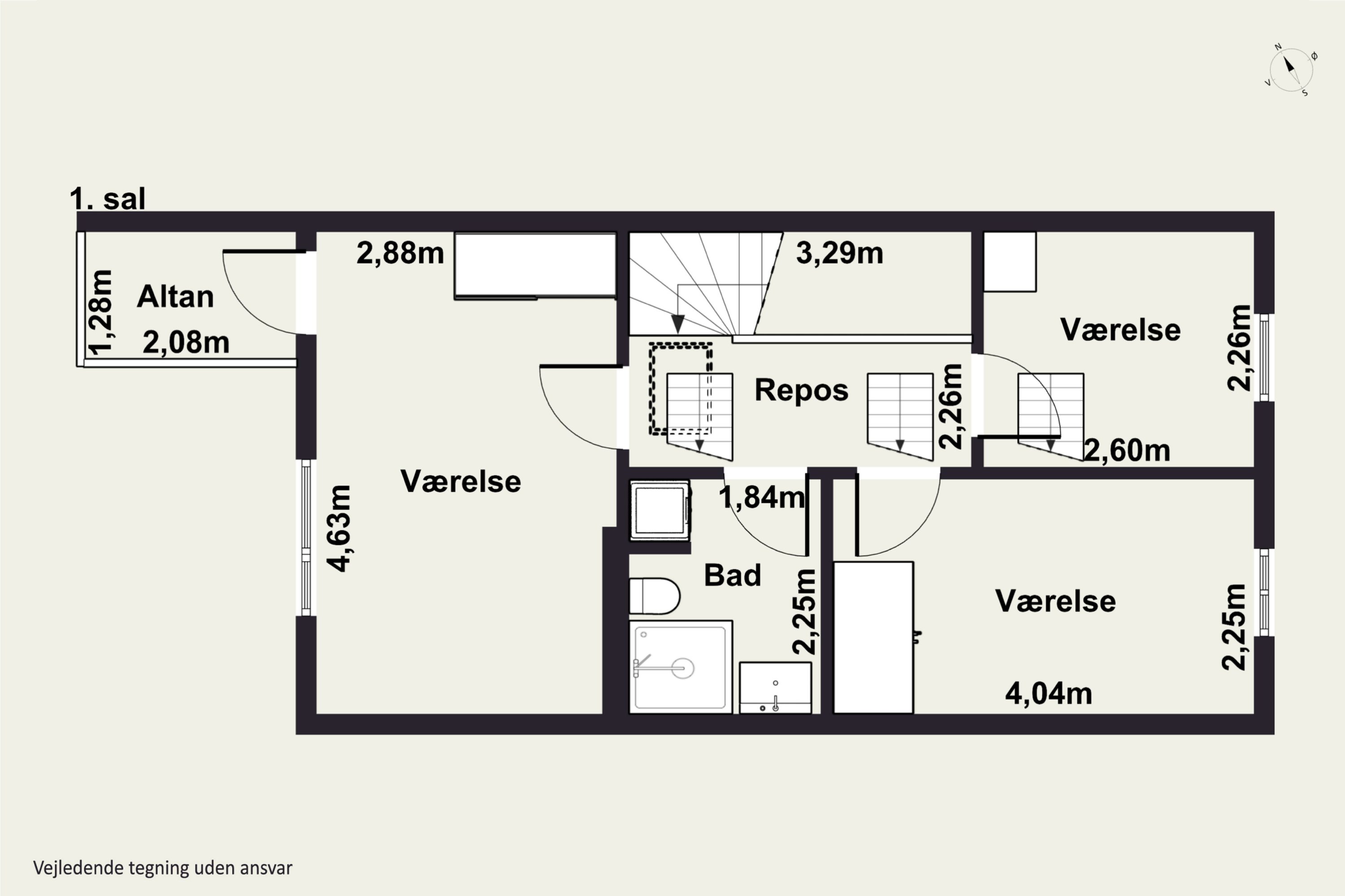 Plantegninger billede af Premieren 22, 4000 Roskilde